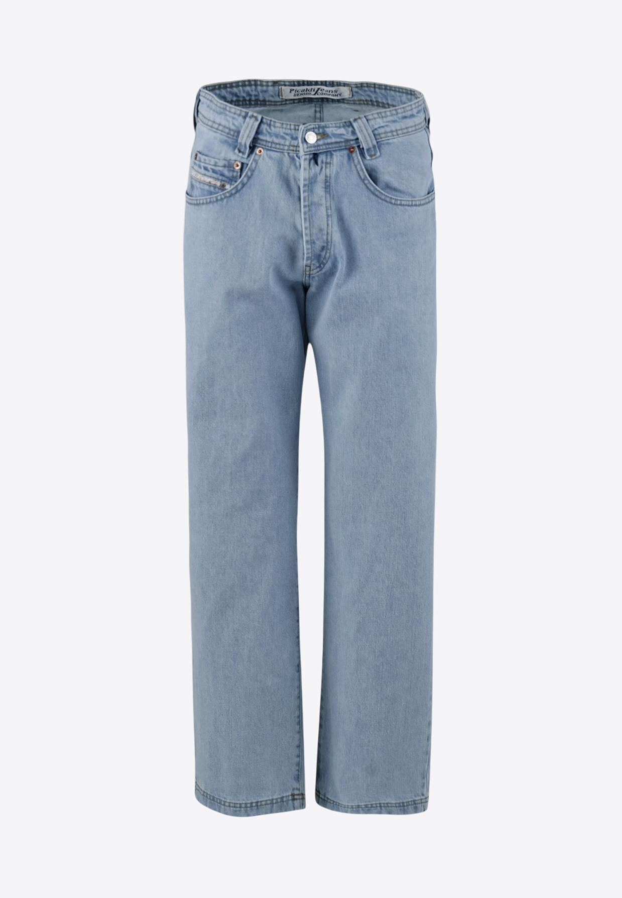 Picaldi Zicco 474 Salvador Herrenjeans - Baggy Fit mit Straight Leg in Light Blue W38-L34