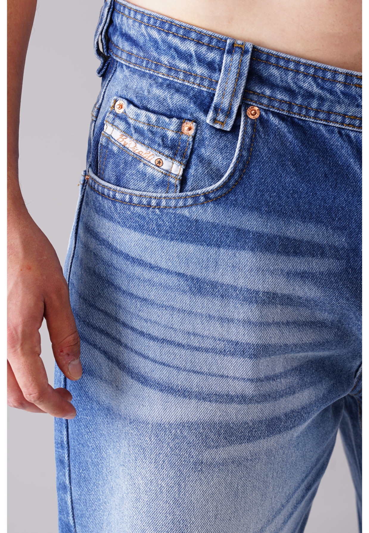 Picaldi Herren Jeans Zicco 472 Maryland washed dark greyblue Picaldi Zicco 472 Maryland - Relaxed-Karottenschnitt in Slate Harbor Grey-Blue W46-L32