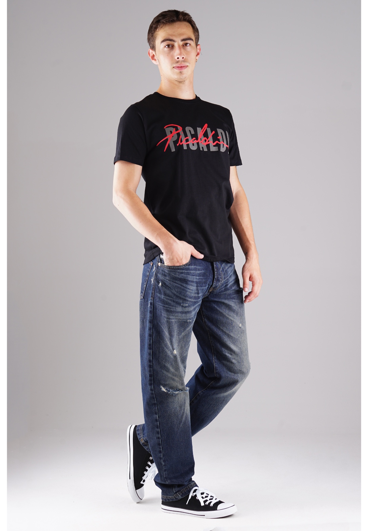 Picaldi Herren Jeans Zicco 472 Austin dark blue dark grey washed W28-L30