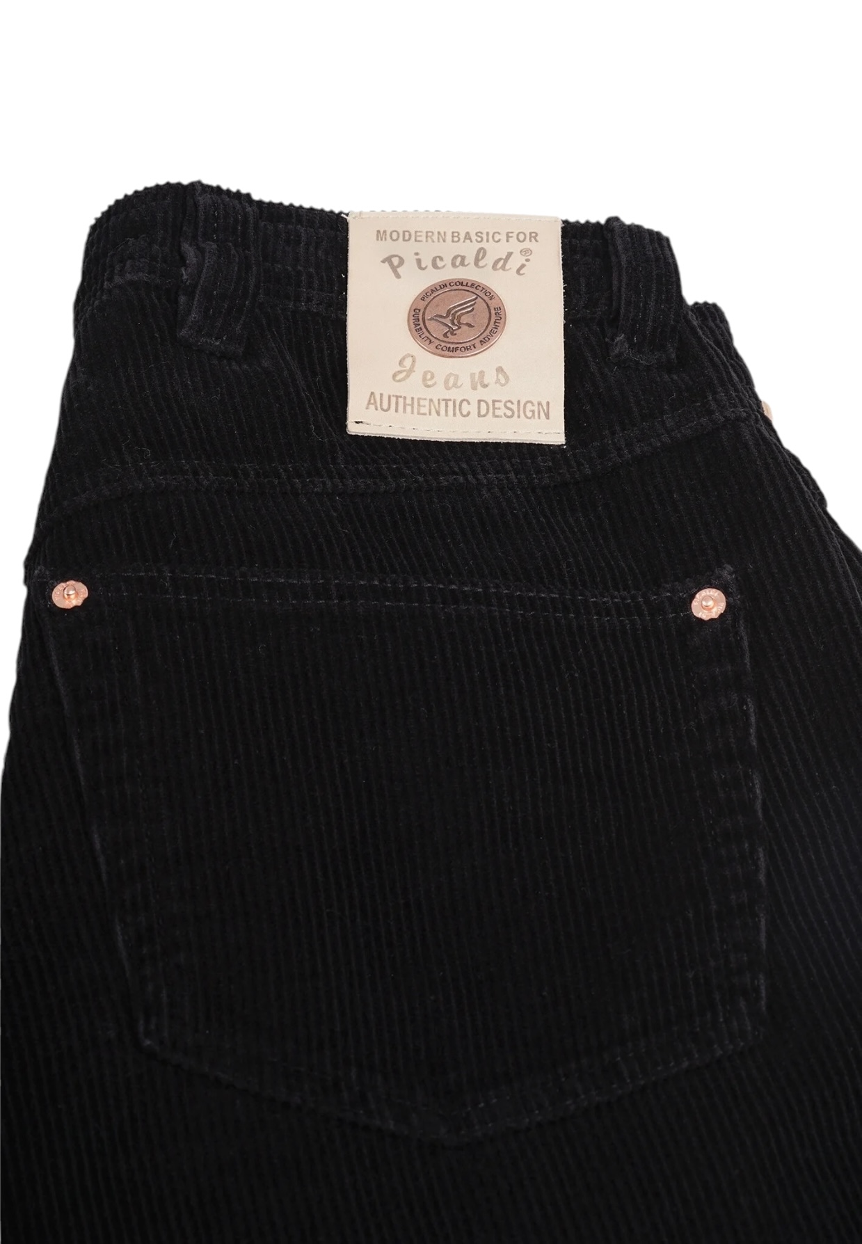Picaldi Herren Jeans Zicco 472 Cord Black W28-L30