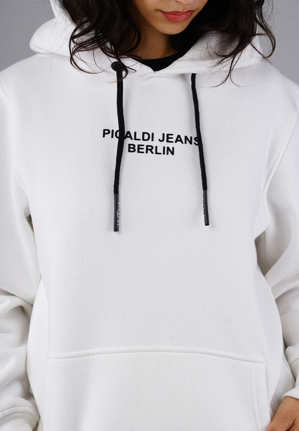 Picaldi Damen Kapuzenpullover Berlin Ecru XXL
