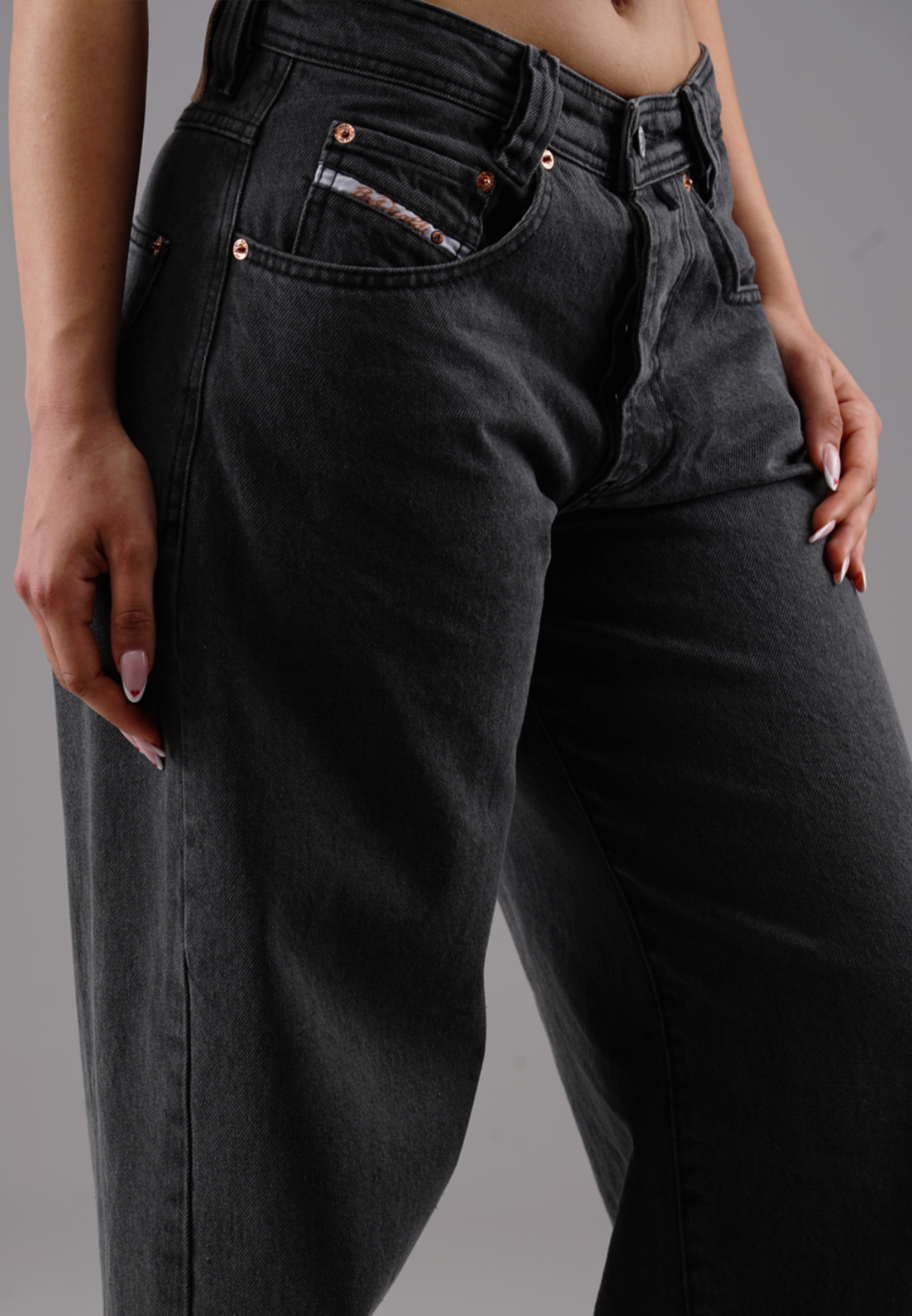 Picaldi Damen Jeans Baggy Zicco 475 Shadow faded anthracite W36-L32