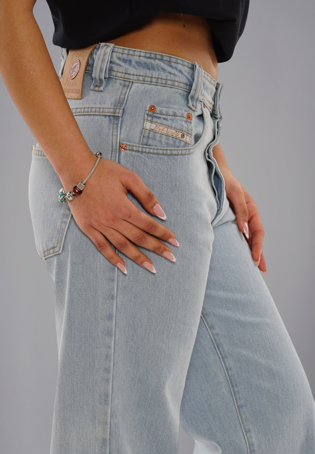 Picaldi Damen Jeans Baggy Zicco 474 Salvador light blue W38-L34