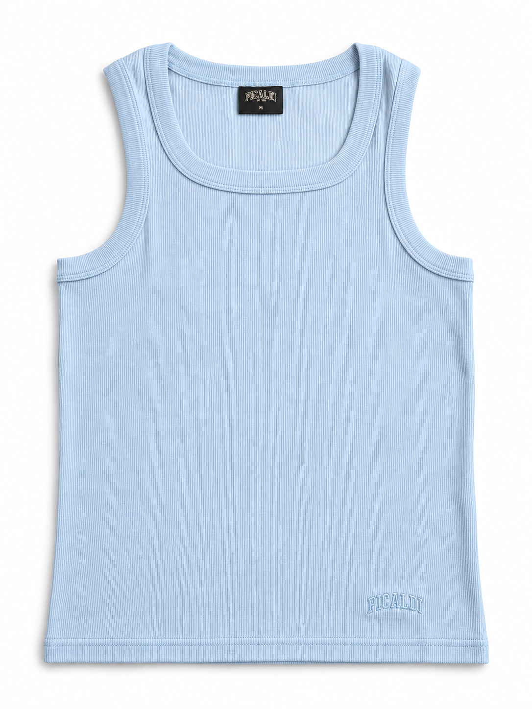 PICALDI Ribbed Tanktop in Babyblau
