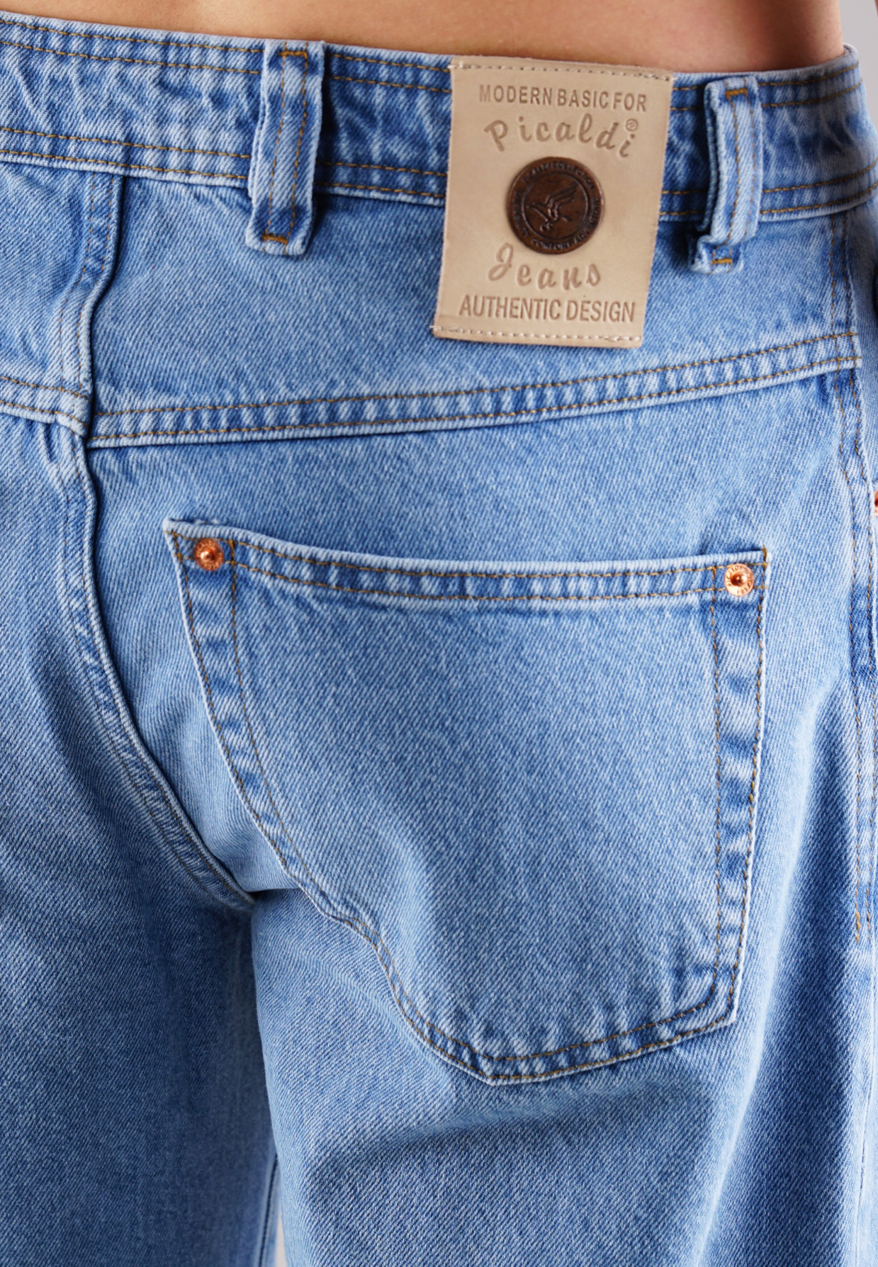Picaldi Zicco 472 Stone Herrenjeans - Relaxed-Karottenschnitt in Indigo Blue W33-L36