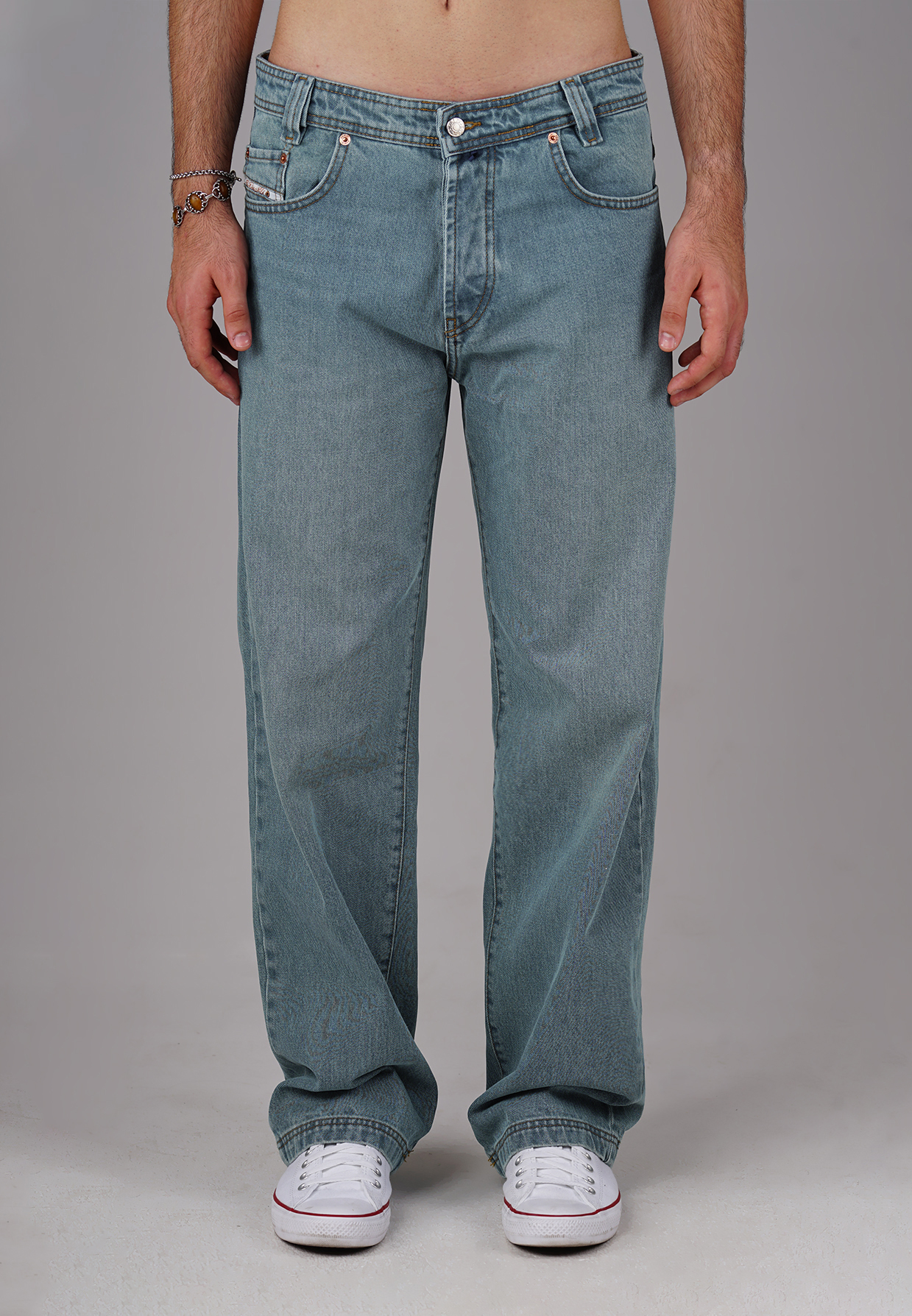 Picaldi Zicco 474 Enemy Herrenjeans - Baggy Fit mit Straight Leg in Washed Greyblue Picaldi Zicco 474 Enemy Herrenjeans - Baggy Fit mit Straight Leg in Washed Greyblue W27-L30