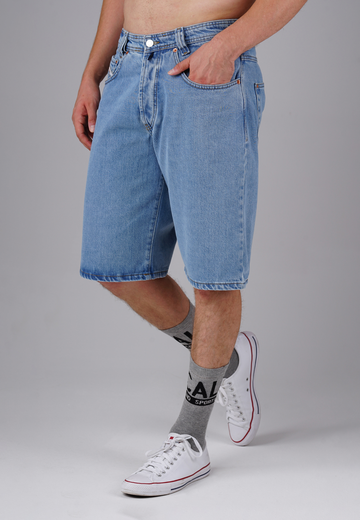 Picaldi Zicco 471 Alonso Herren Jeansshorts - Relaxed Fit in Nordic Blue