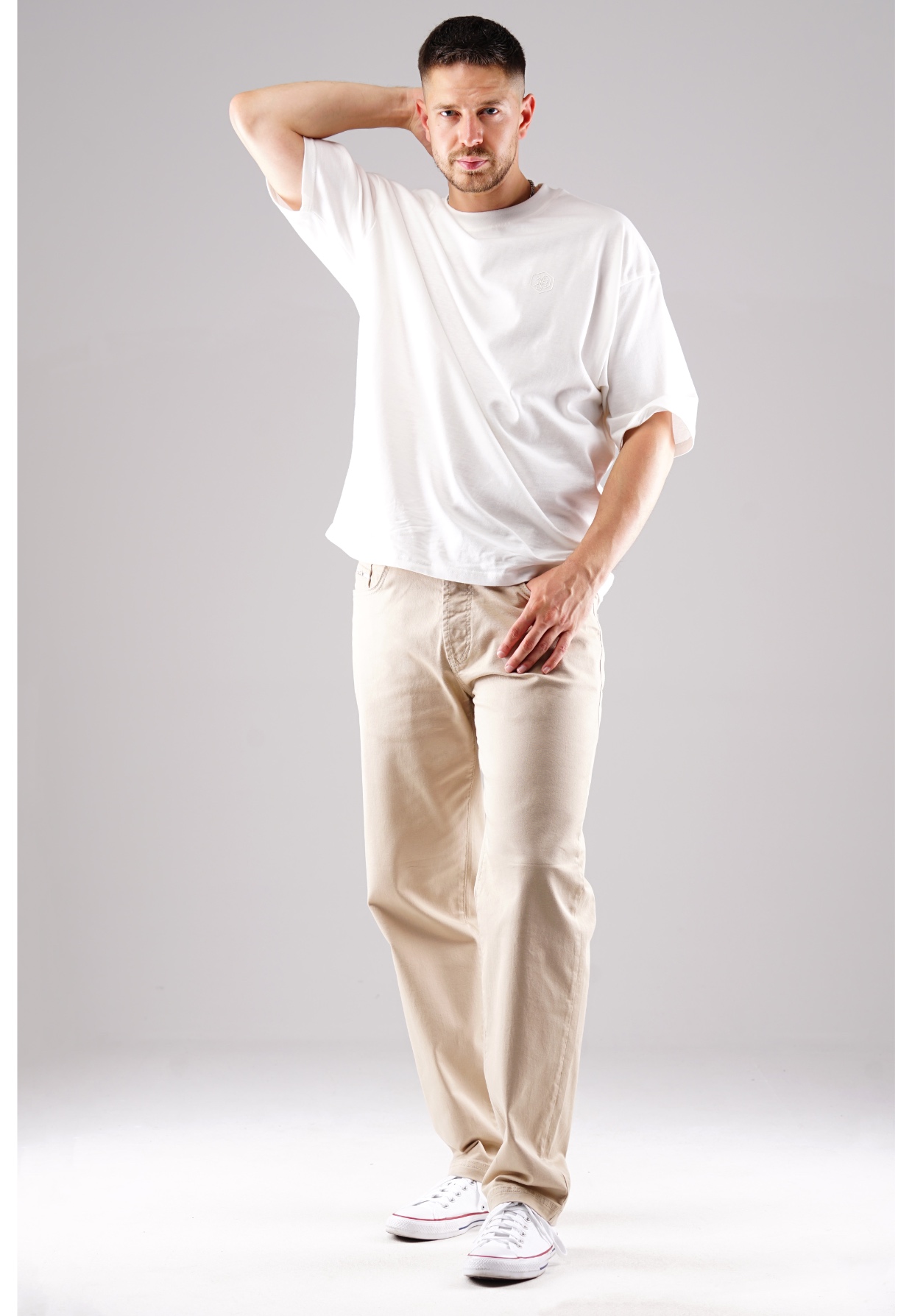 Picaldi Herren Jeans Zicco 472 Gabardine Glow Beige W40-L32