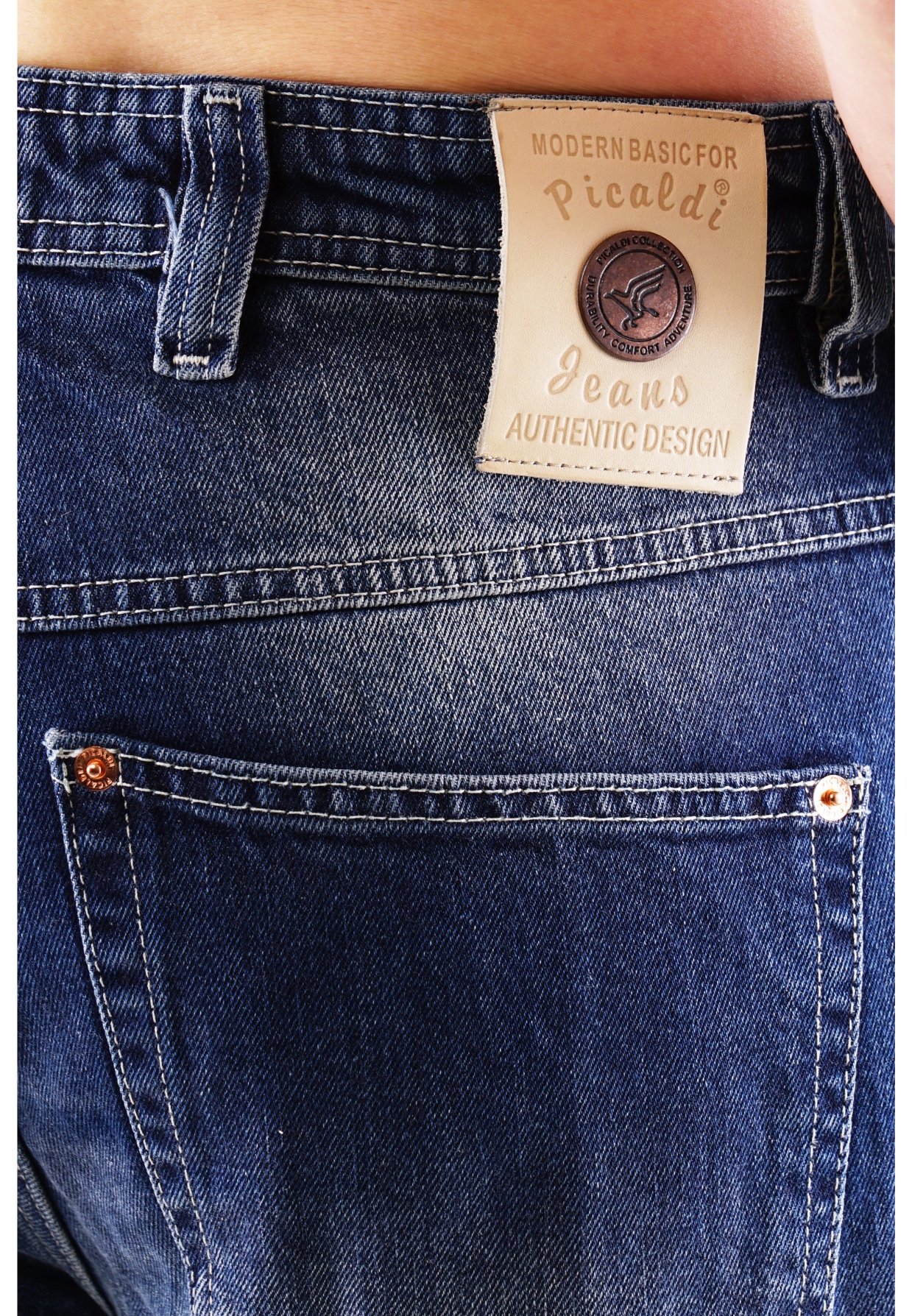 Picaldi Herren Jeans Zicco 472 Passiac dark blue sand washed W40-L34