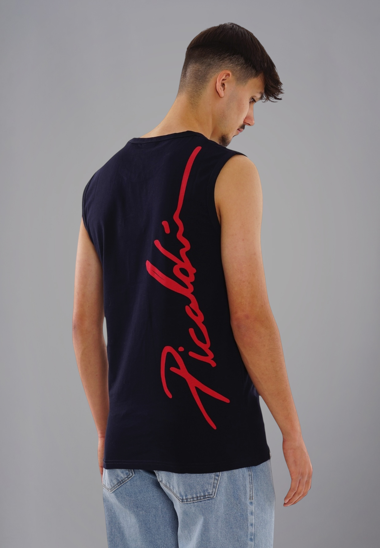 Picaldi Herren Tank Top Shirt Male navy