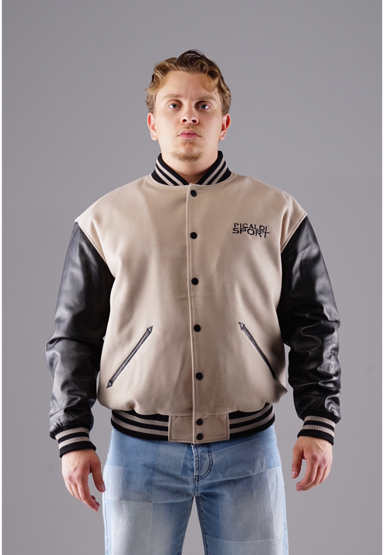 Picaldi Herren College Jacke Tiger beige