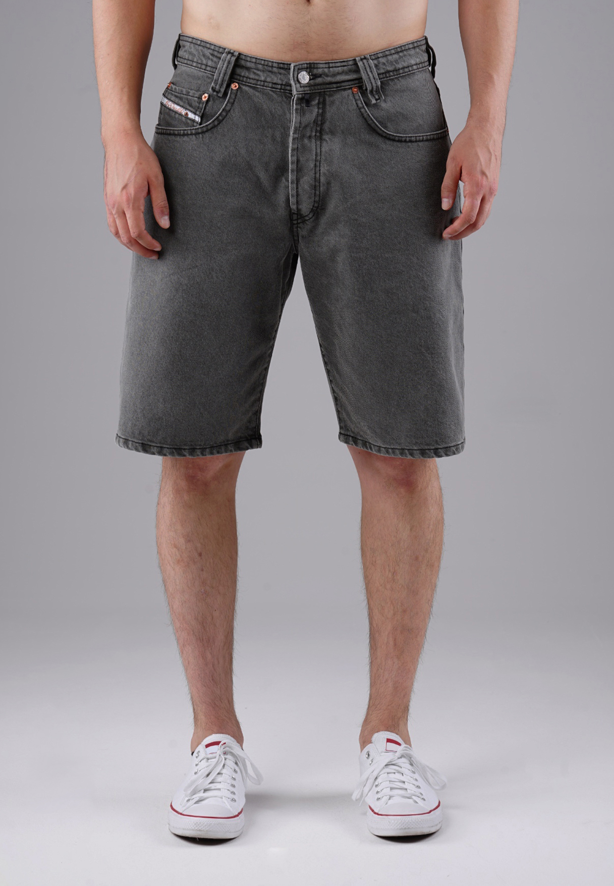 Picaldi Zicco 471 Drift Herren Jeansshorts - Relaxed Fit in Dusty Graphite W30