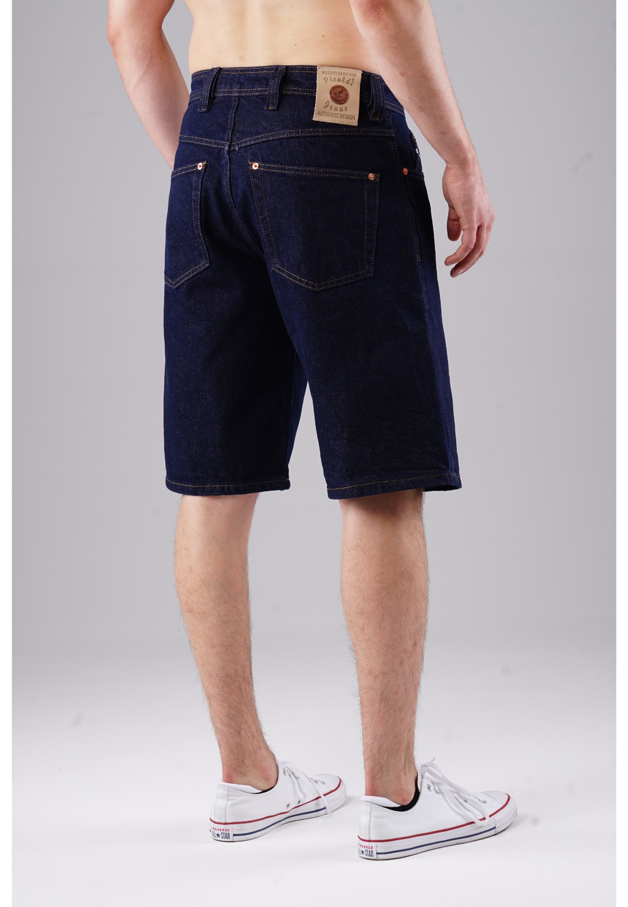 Picaldi Zicco 471 Indigo Herren Jeansshorts - Relaxed Fit in Deep Indigo W40