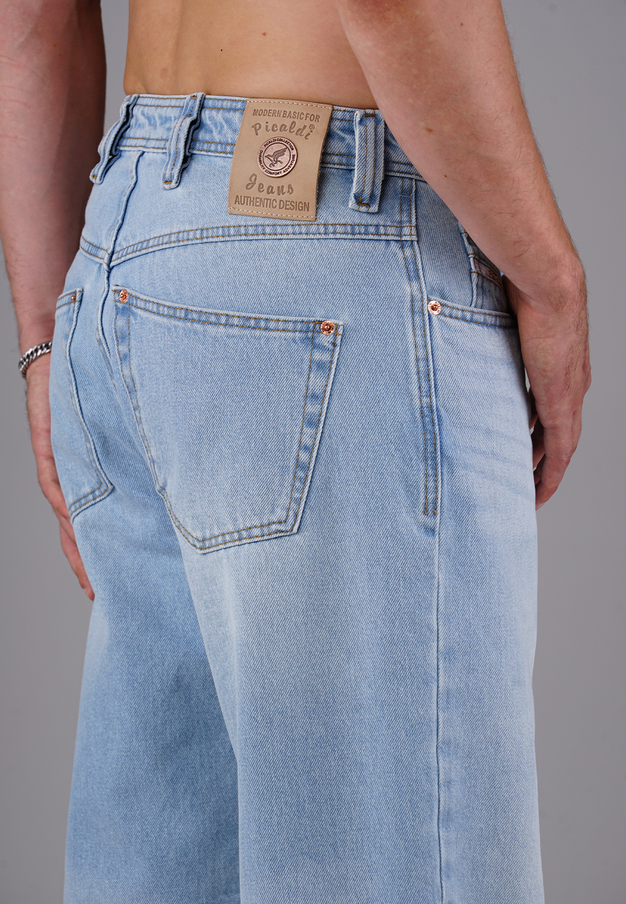 Picaldi Herren Jeans Zicco 472 Diamond washed light blue W44-L32