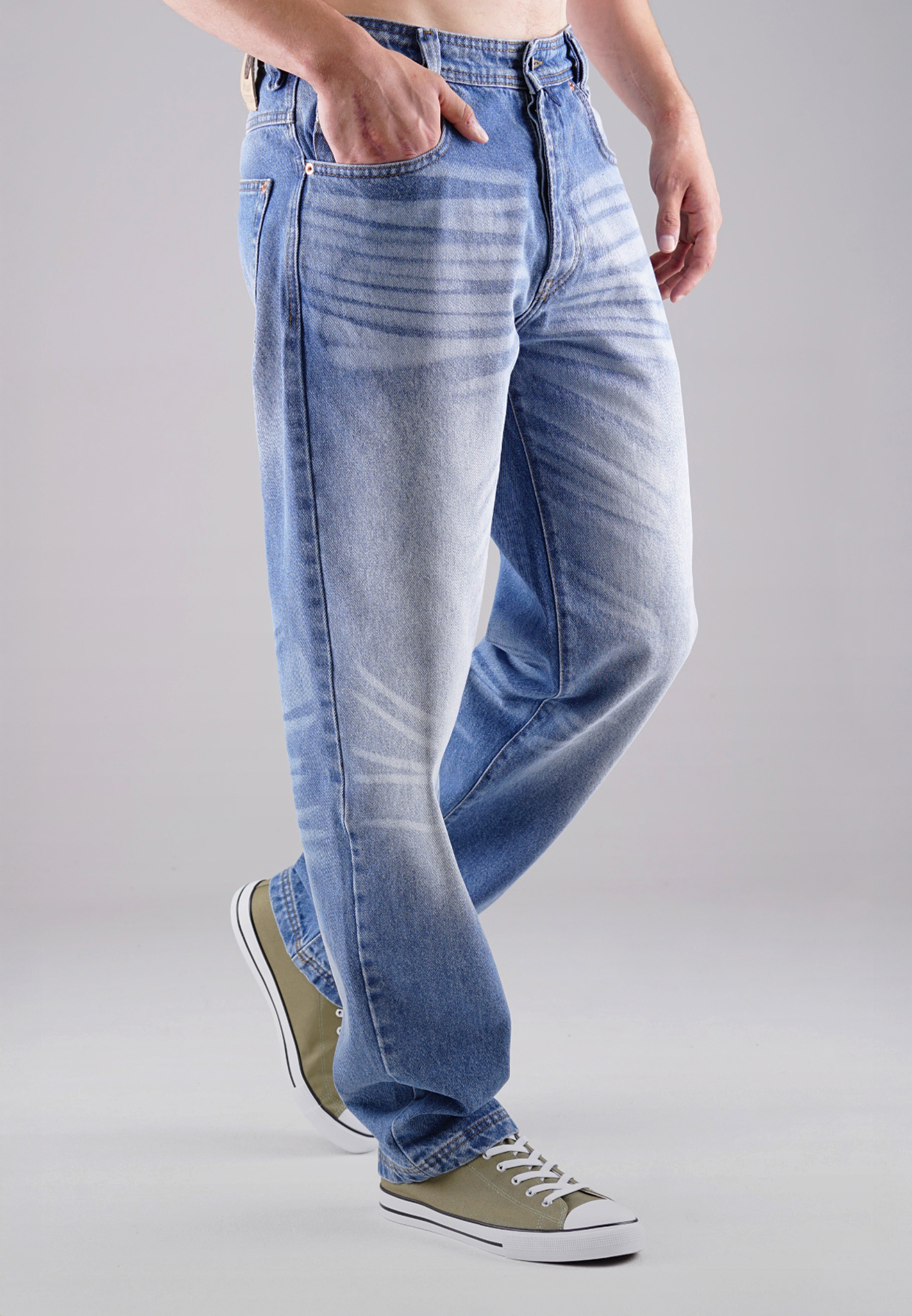Picaldi Zicco 472 Maryland - Relaxed-Karottenschnitt in Slate Harbor Grey-Blue