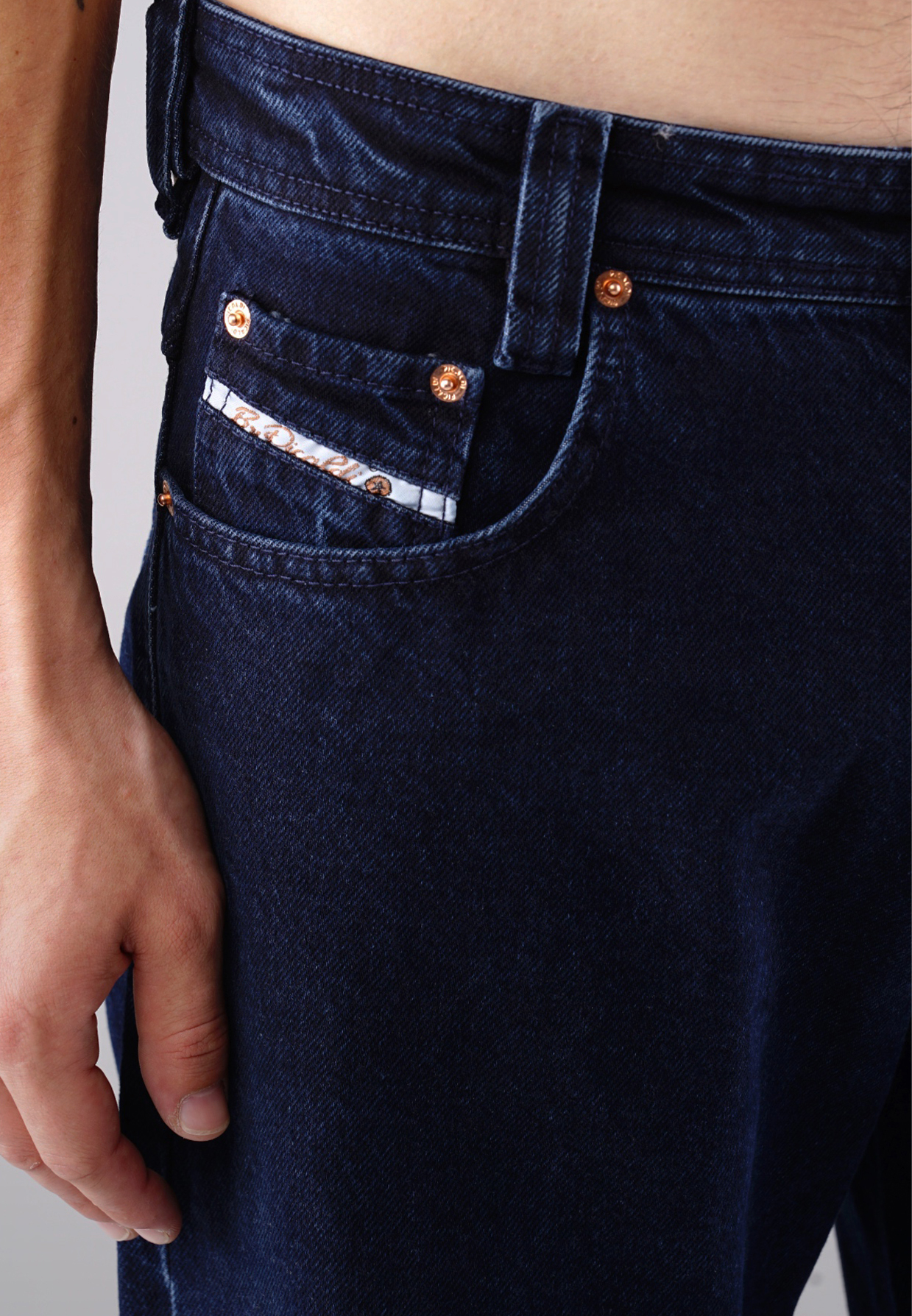 Picaldi Zicco 472 El Paso Herrenjeans - Relaxed Karottenschnitt in Stone Washed Deep Navy
