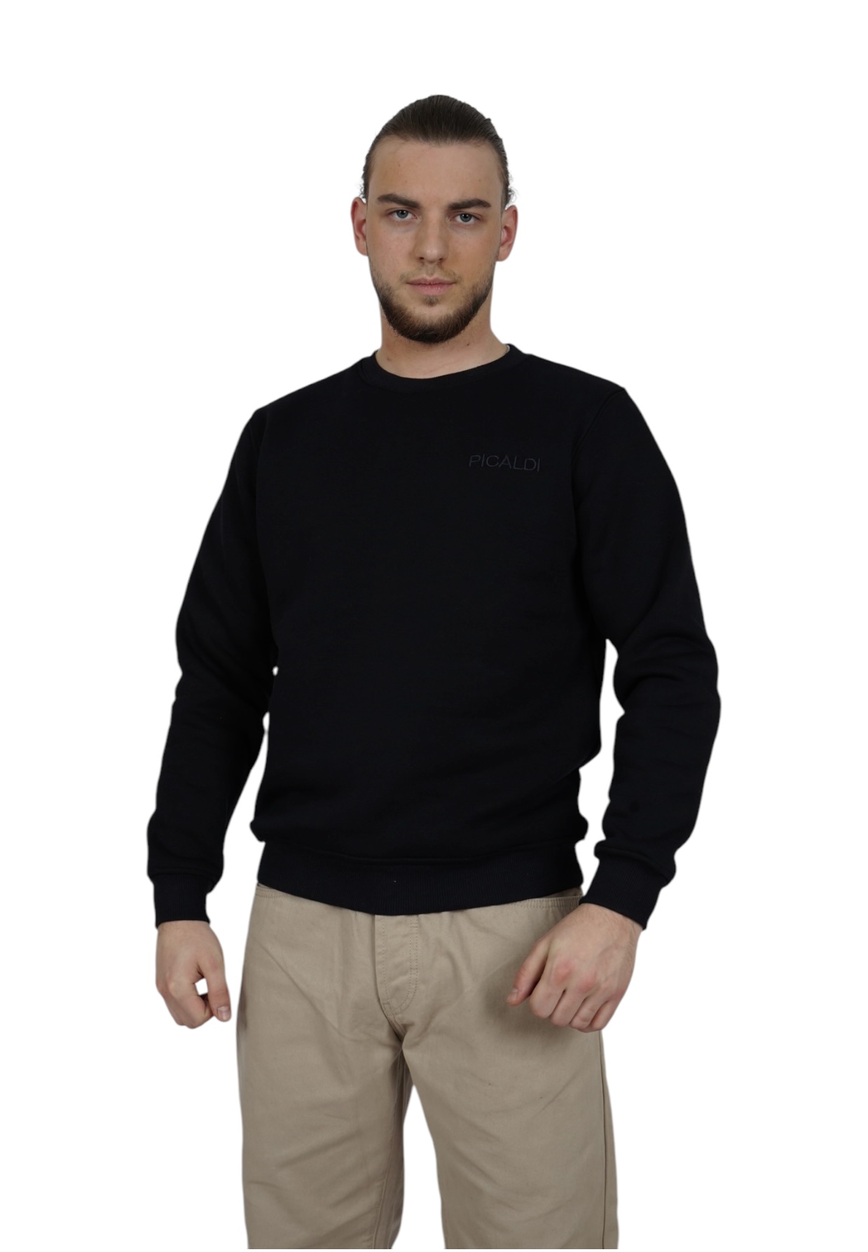Picaldi Herren Sweatshirt Basic Navy Blue XXL