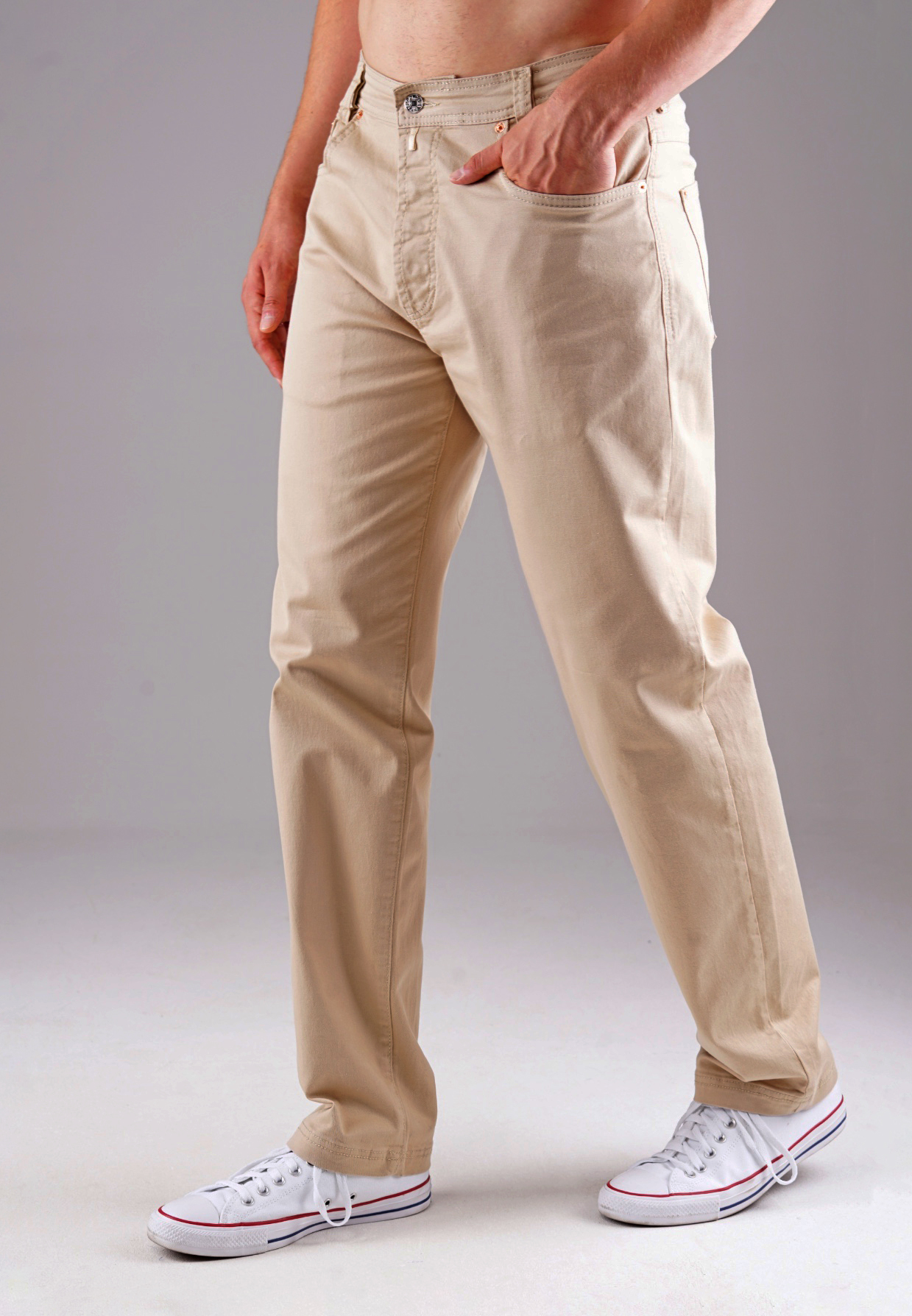 Picaldi Herren Jeans Zicco 472 Gabardine Glow Beige W40-L32