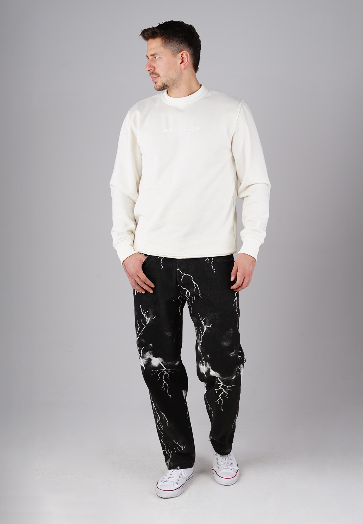 Picaldi Herren Jeans Zicco 472 Flash Black Night electric noir W27-L30