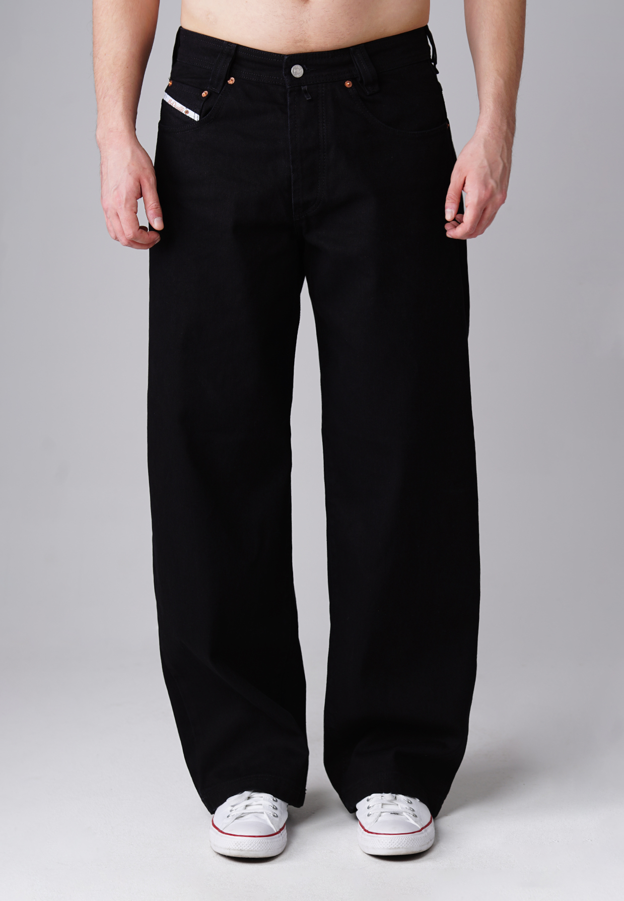 Picaldi Zicco 475 Black Herren Jeans – Baggyschnitt in Clean Black