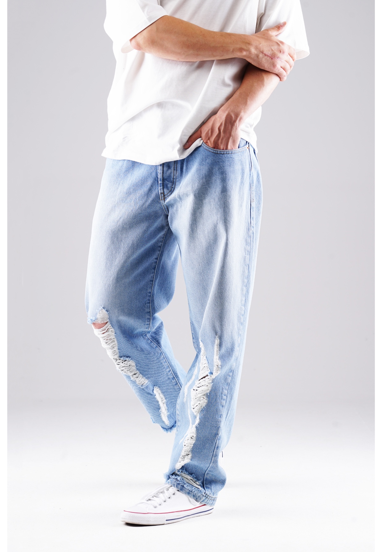 Picaldi Herren Jeans Zicco 471 Raze destroyed washed blue W36-L34
