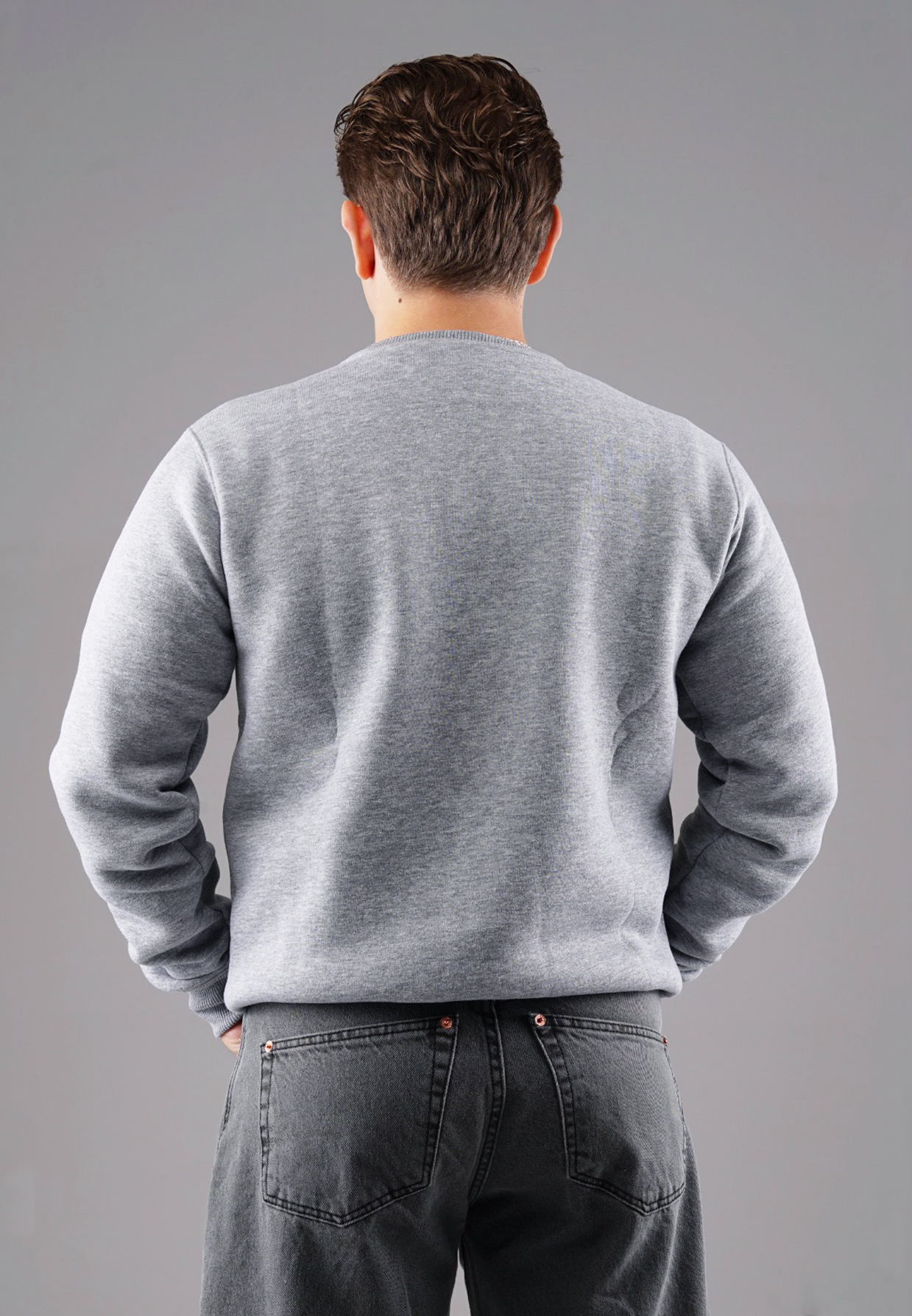 Picaldi Herren Sweatshirt Hustle Grau XXL