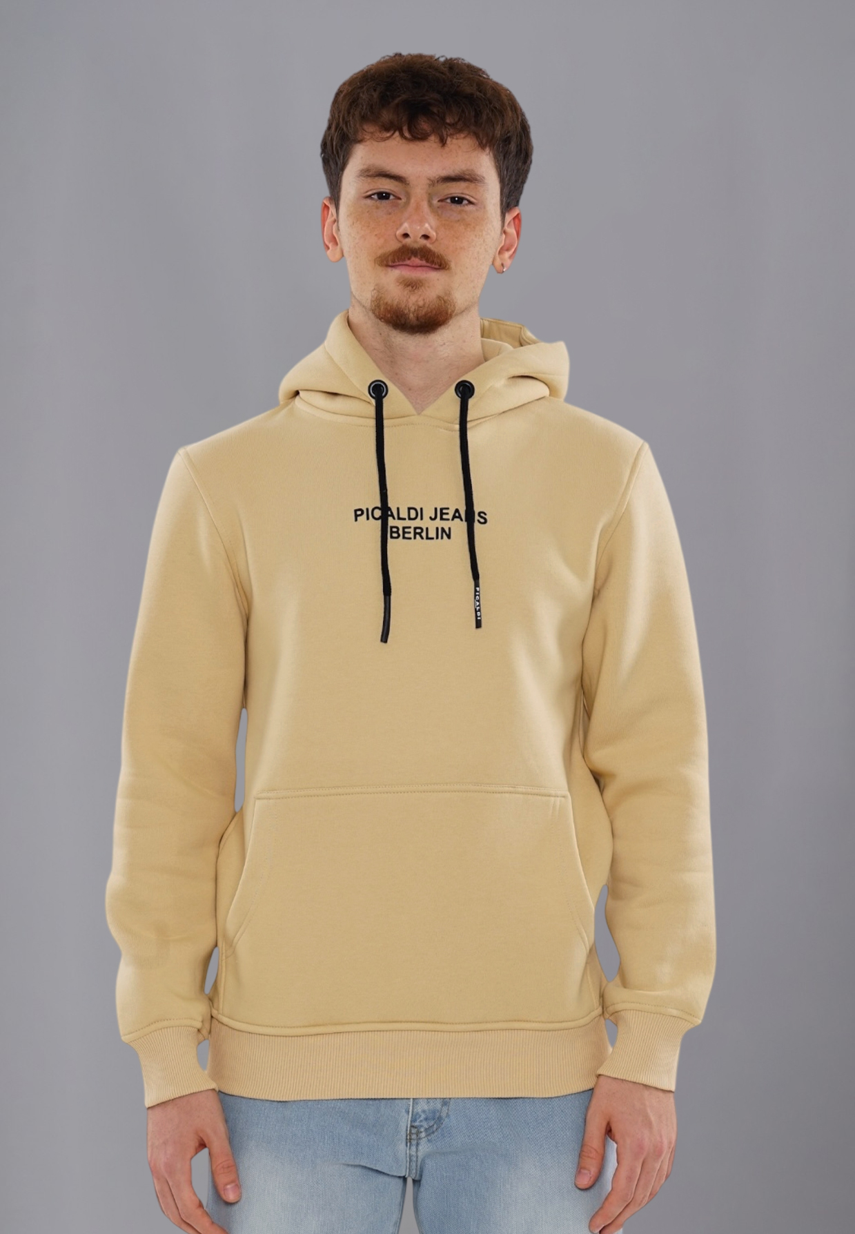 Picaldi Herren Kapuzenpullover Berlin Camel