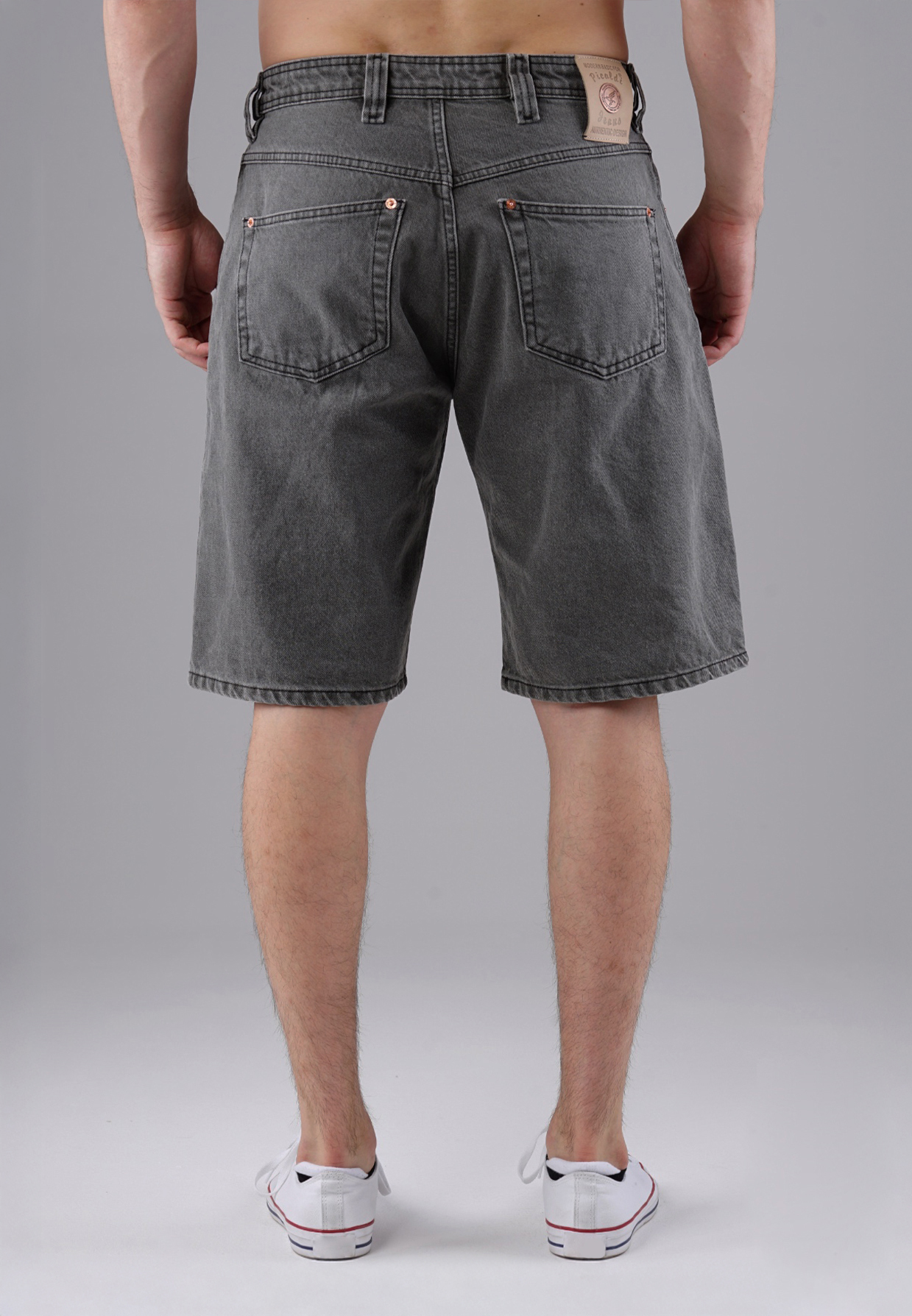 Picaldi Zicco 471 Drift Herren Jeansshorts - Relaxed Fit in Dusty Graphite
