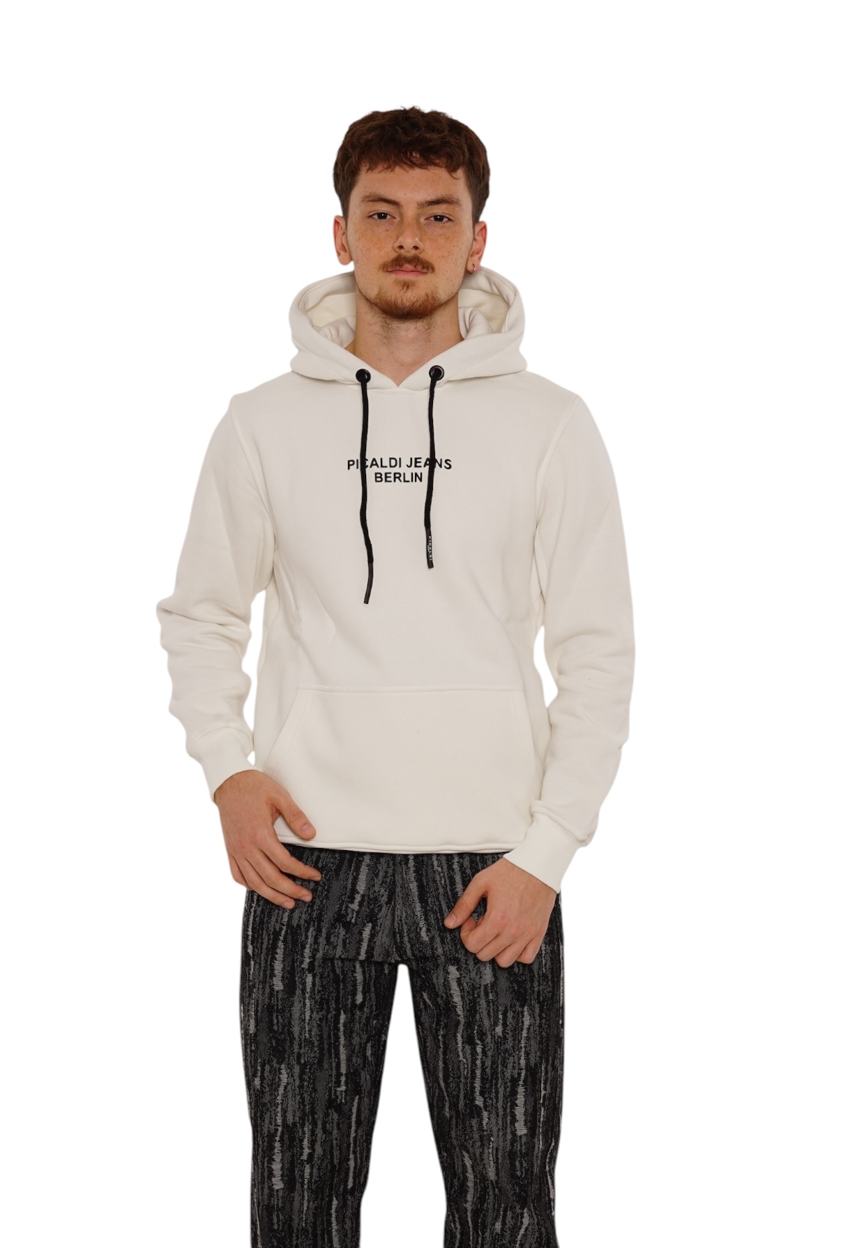Picaldi Herren Kapuzenpullover Berlin Ecru XXL