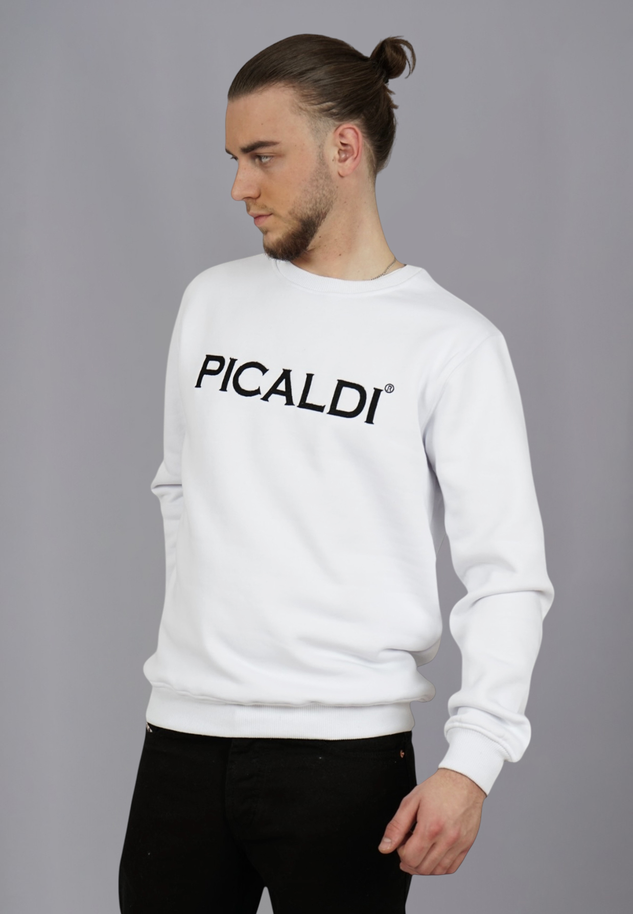 Picaldi Herren Sweatshirt Charlie White