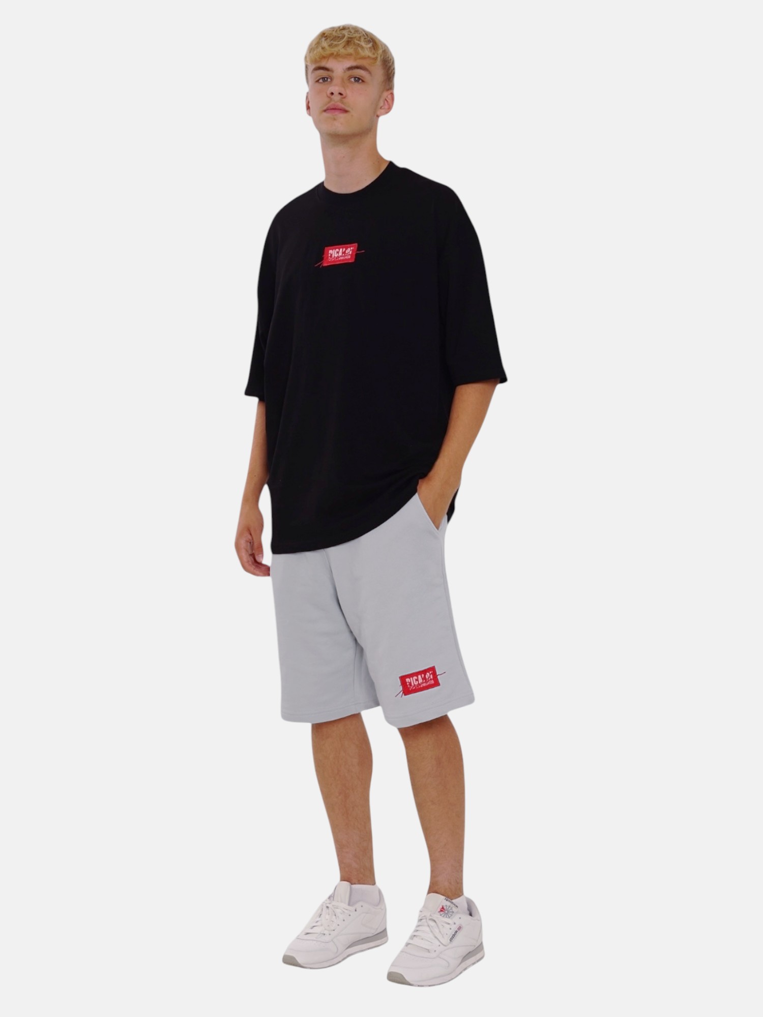 Picaldi Herren Sweatshorts Emphasize Painted Grey 3XL