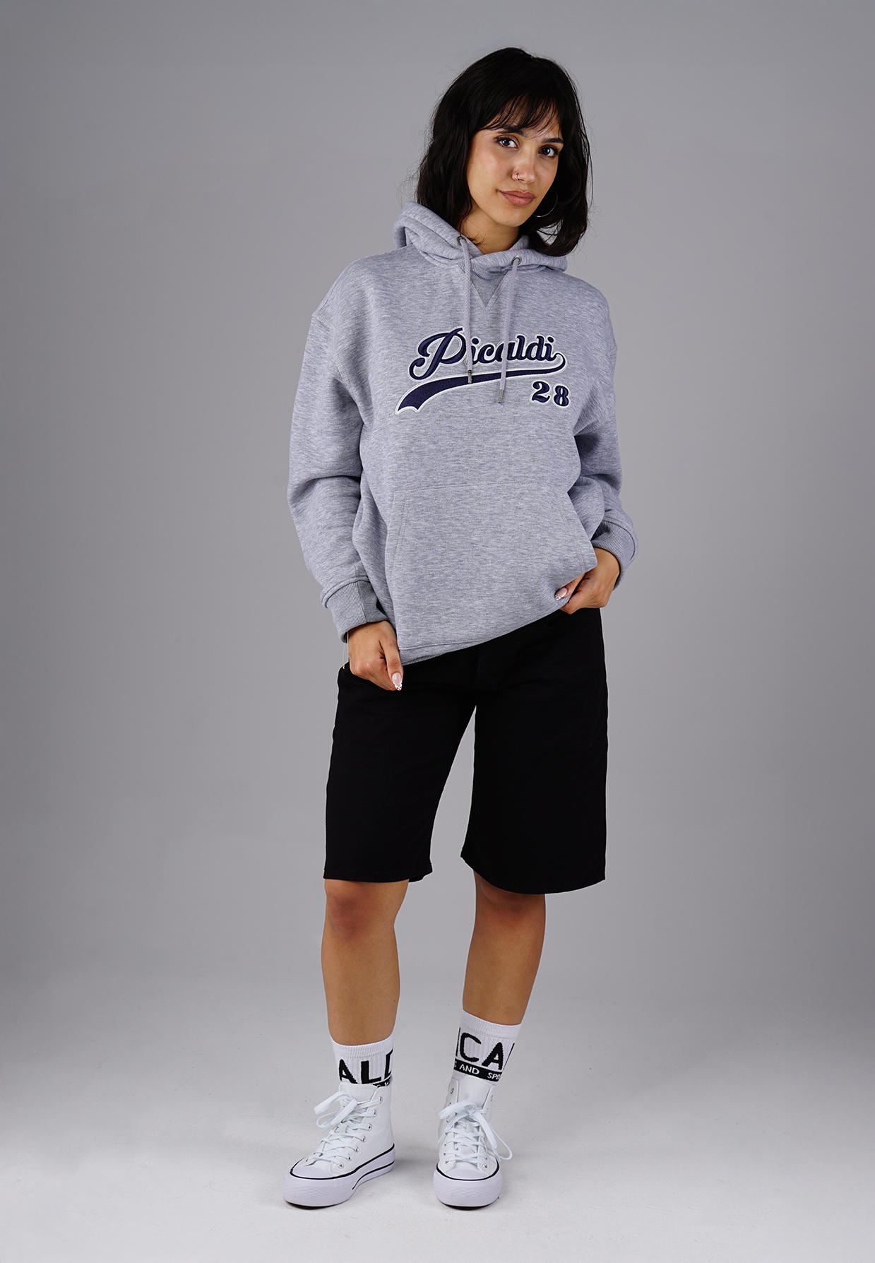 Picaldi Damen Kapuzenpullover Classical Grey XXL