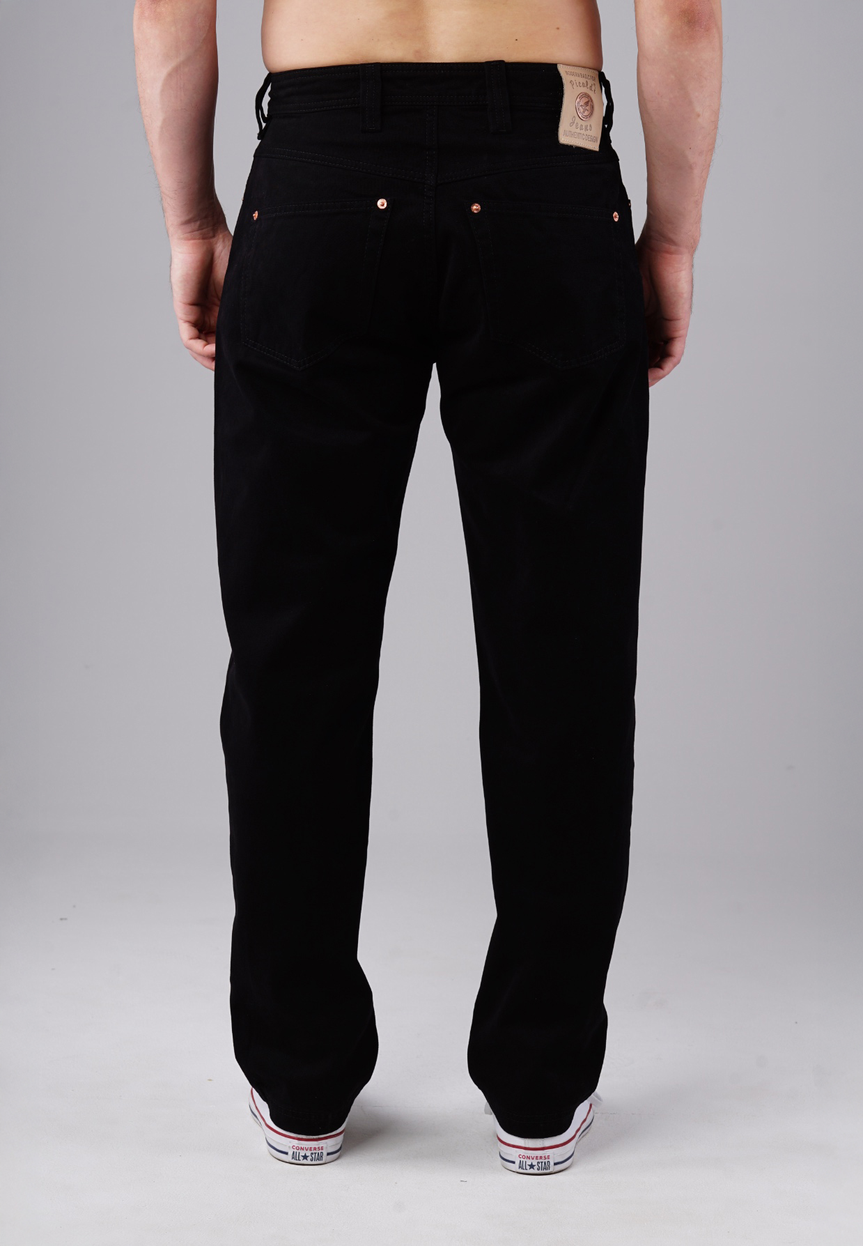 Picaldi Zicco 472 Gabardine Mount - Relaxed Karottenschnitt in Clean Black W42-L32