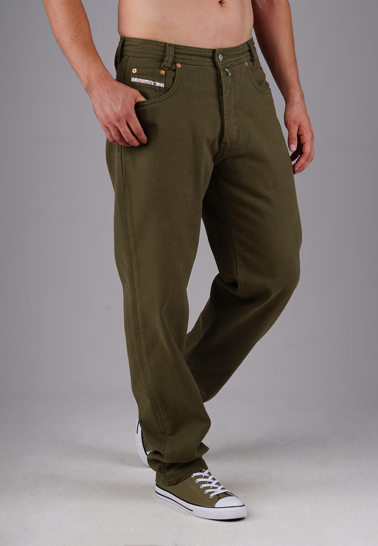 Picaldi Herren Jeans Zicco 472 Military Green dark khaki W28-L30