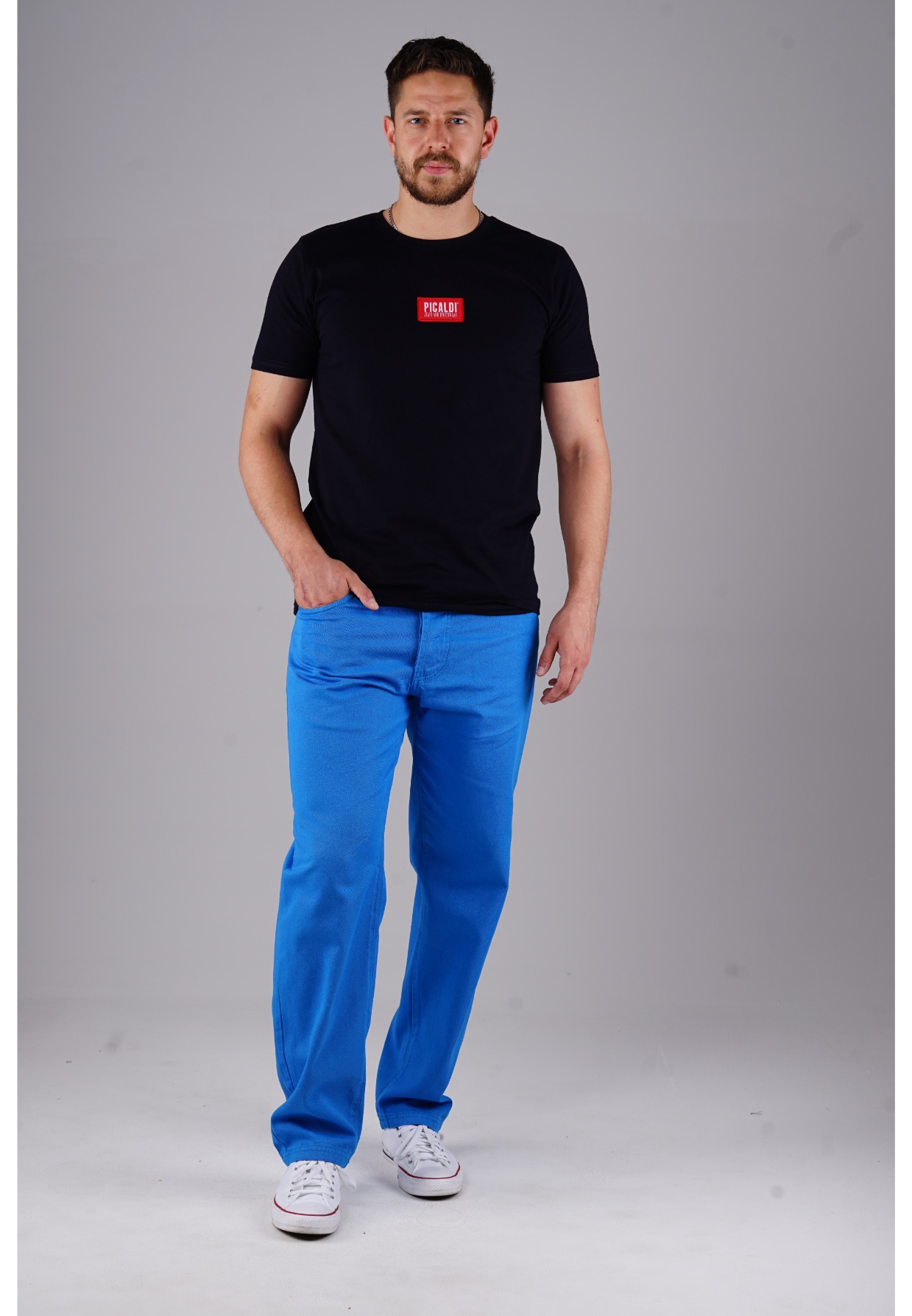 Picaldi Herren Jeans Zicco 472 Gabardine Royal Blue W40-L32