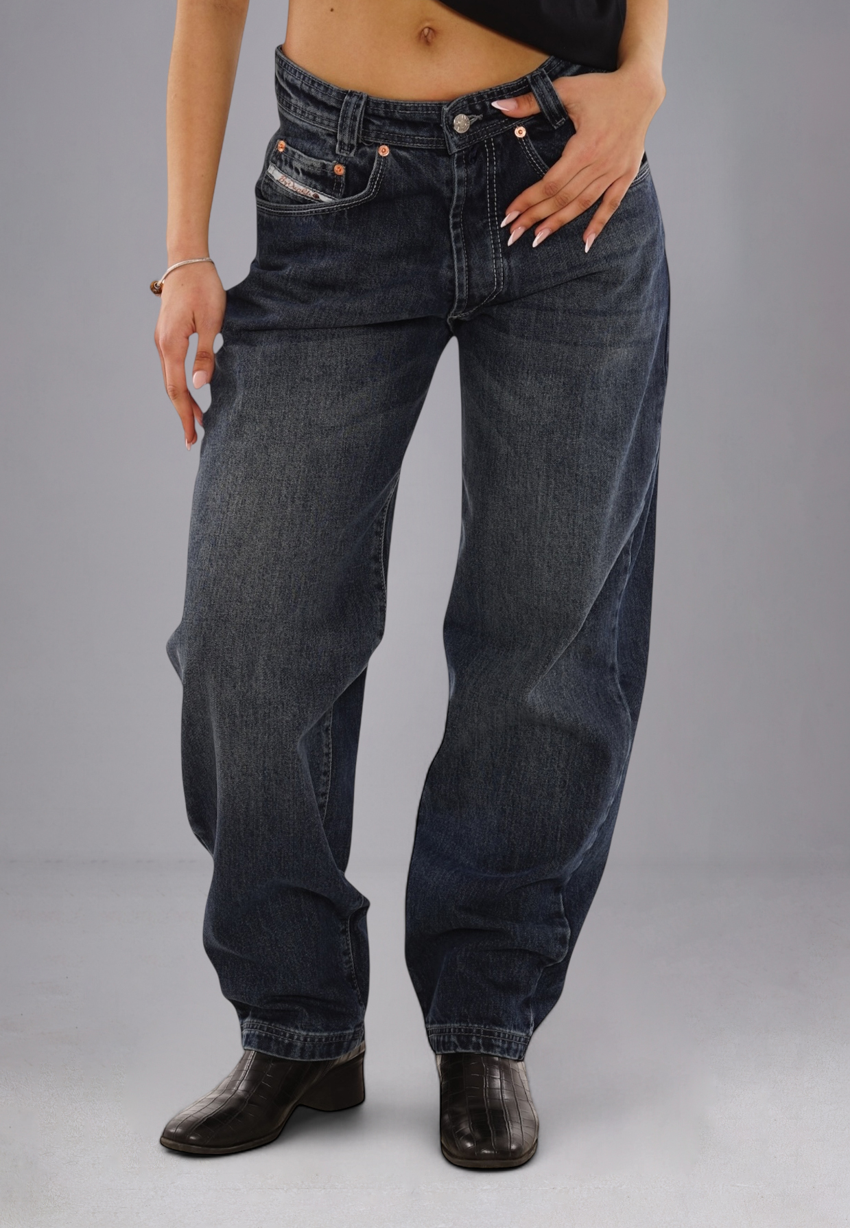 Picaldi Zicco 471 Miracle Damen Jeans – Loose Tapered Fit Midnight Indigo W42-L32