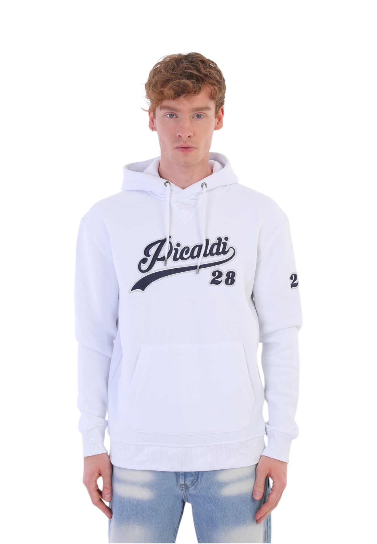 Picaldi Herren Kapuzenpullover Classical White