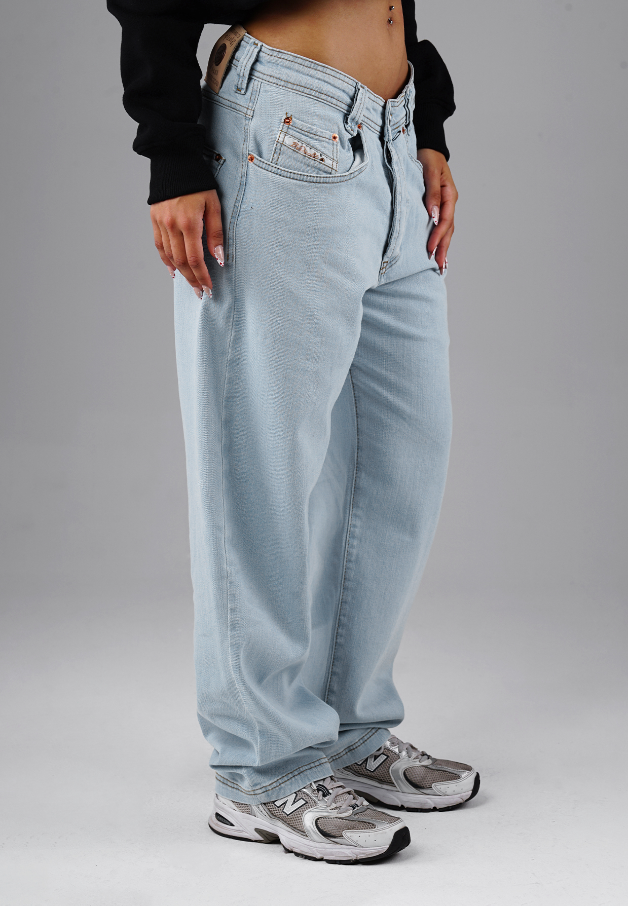 Picaldi Damen Jeans Zicco 471 Palesky Ice Blue Vintage Picaldi Damen Jeans Zicco 471 Palesky Ice Blue Vintage W42-L32