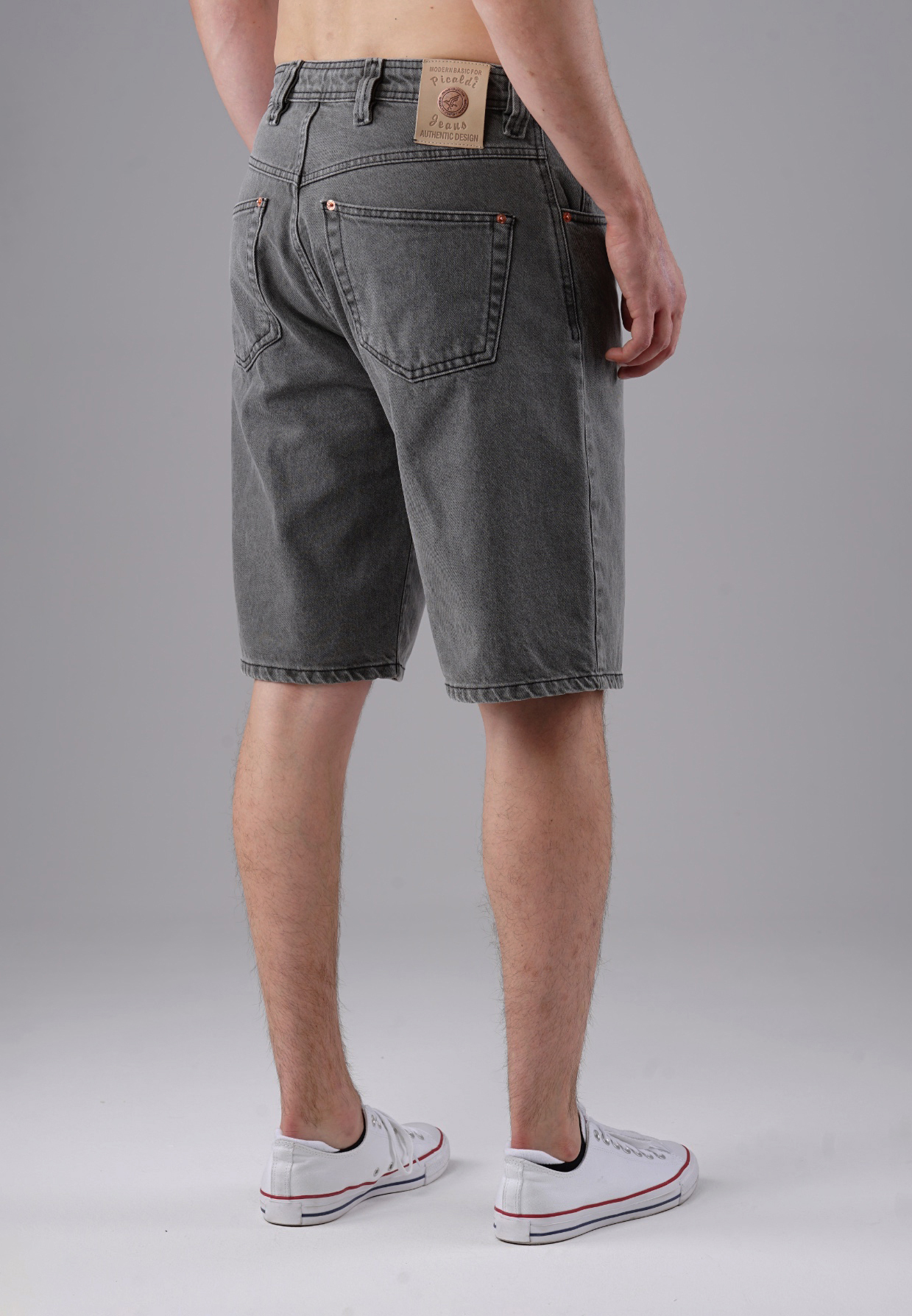 Picaldi Zicco 471 Drift Herren Jeansshorts - Relaxed Fit in Dusty Graphite