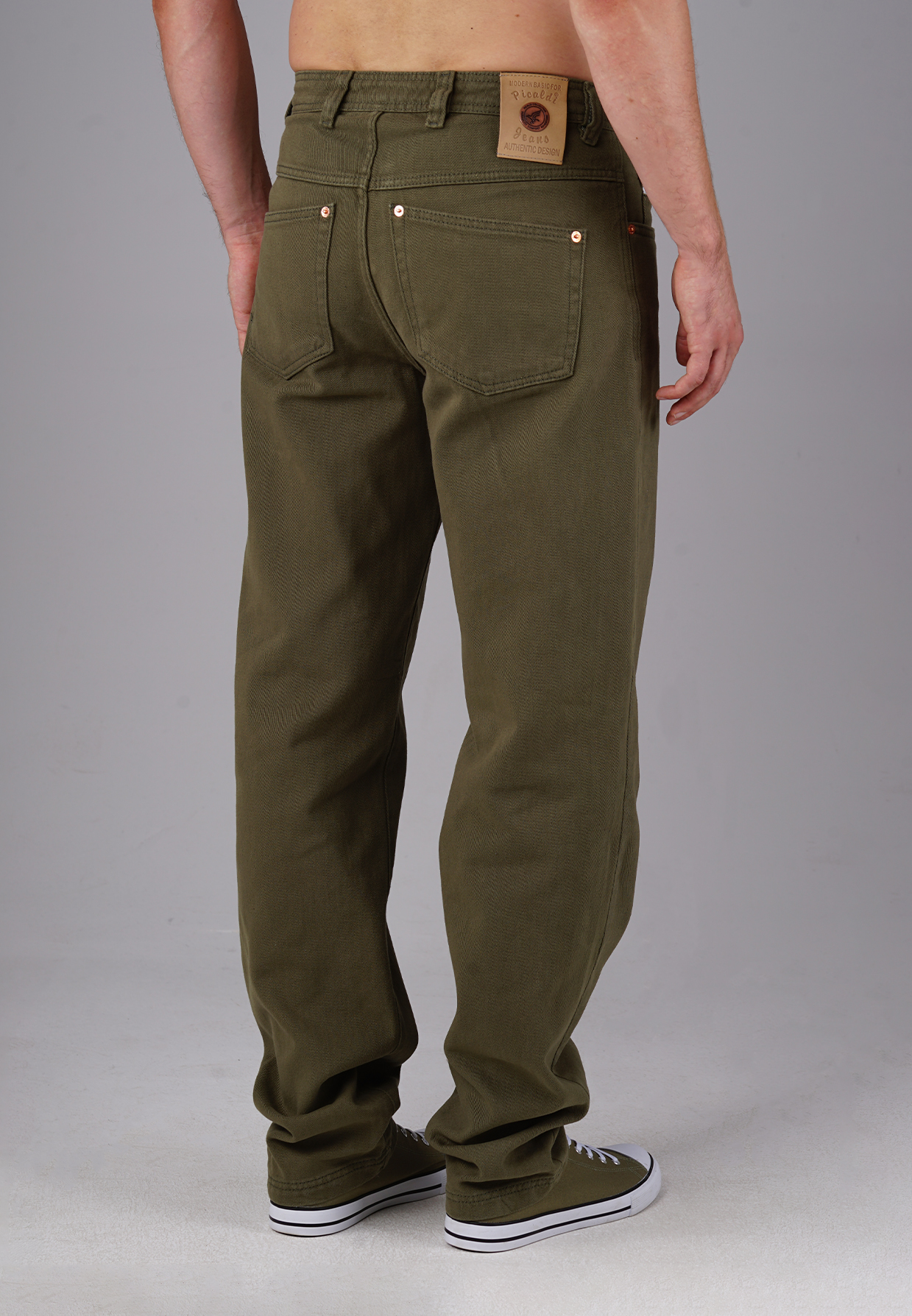 Picaldi Herren Jeans Zicco 472 Military Green dark khaki