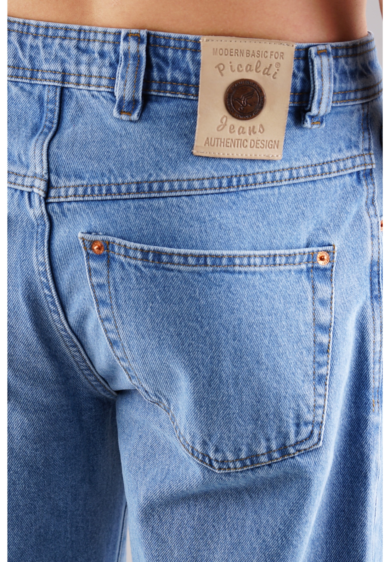 Picaldi Zicco 472 Stone Herrenjeans - Relaxed-Karottenschnitt in Indigo Blue W33-L36