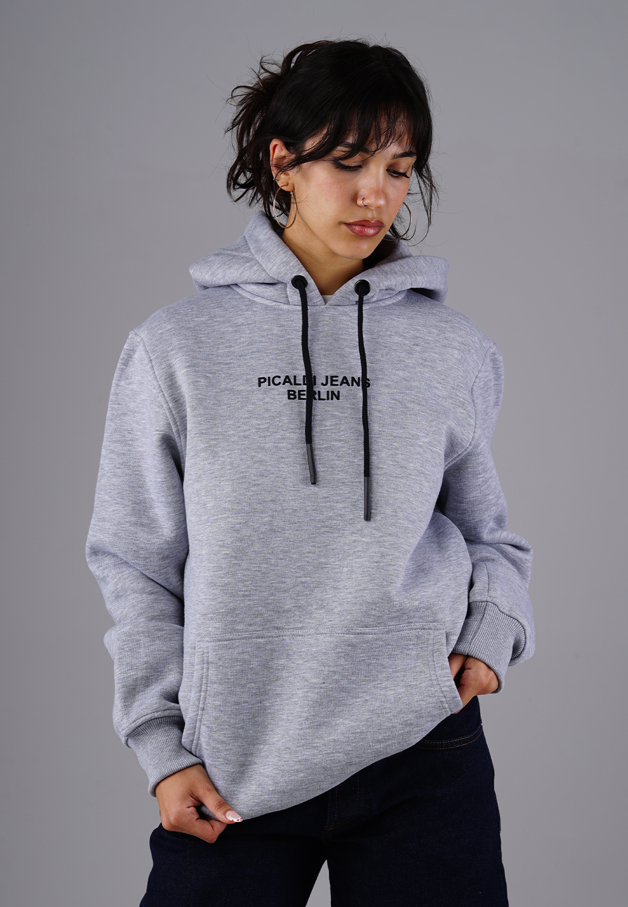 Picaldi Damen Kapuzenpullover Berlin Grey