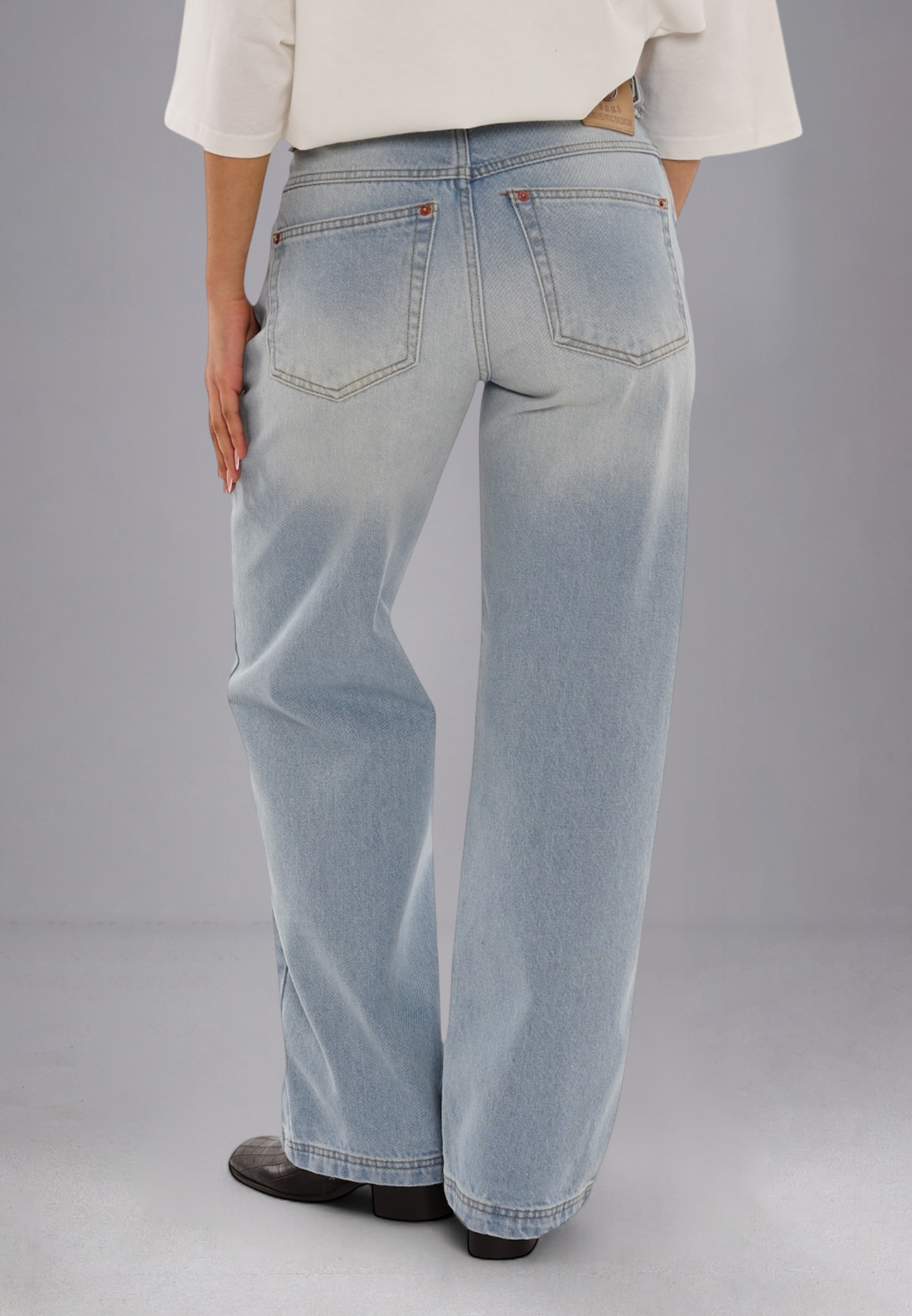 Picaldi Damen Jeans Baggy Zicco 474 Las Vegas washed light greyblue W42-L32