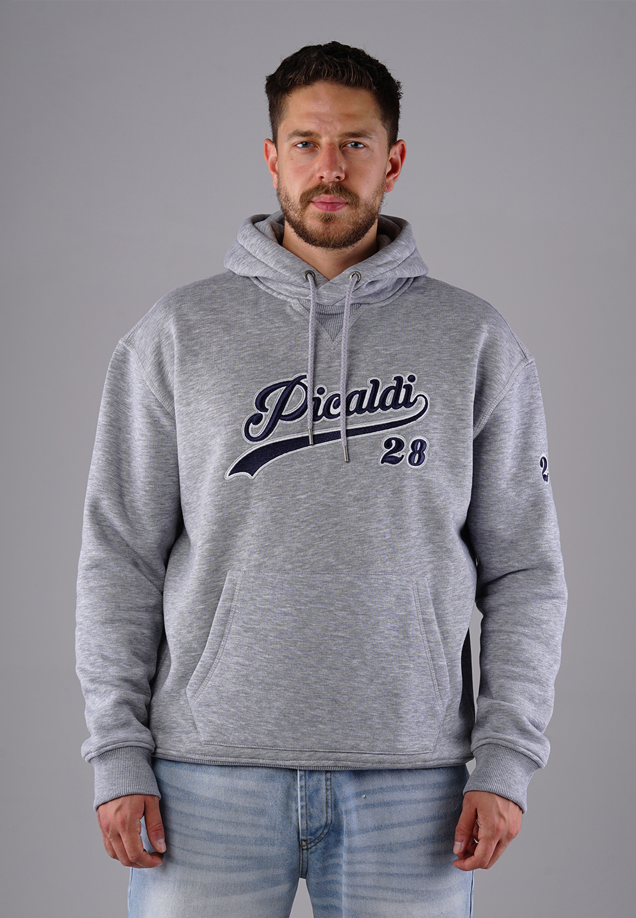 Picaldi Herren Kapuzenpullover Classical Grey
