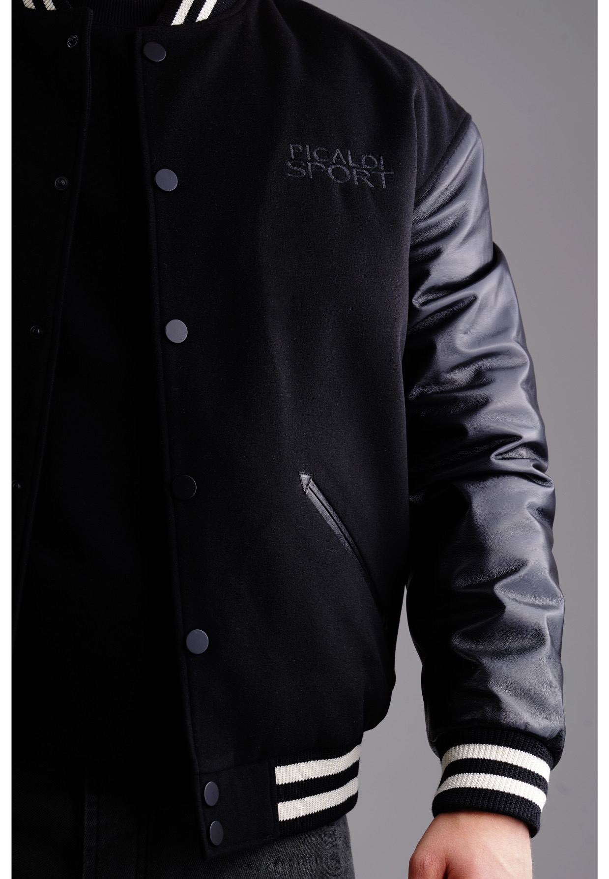 Picaldi Herren College Jacke Tiger black XXL