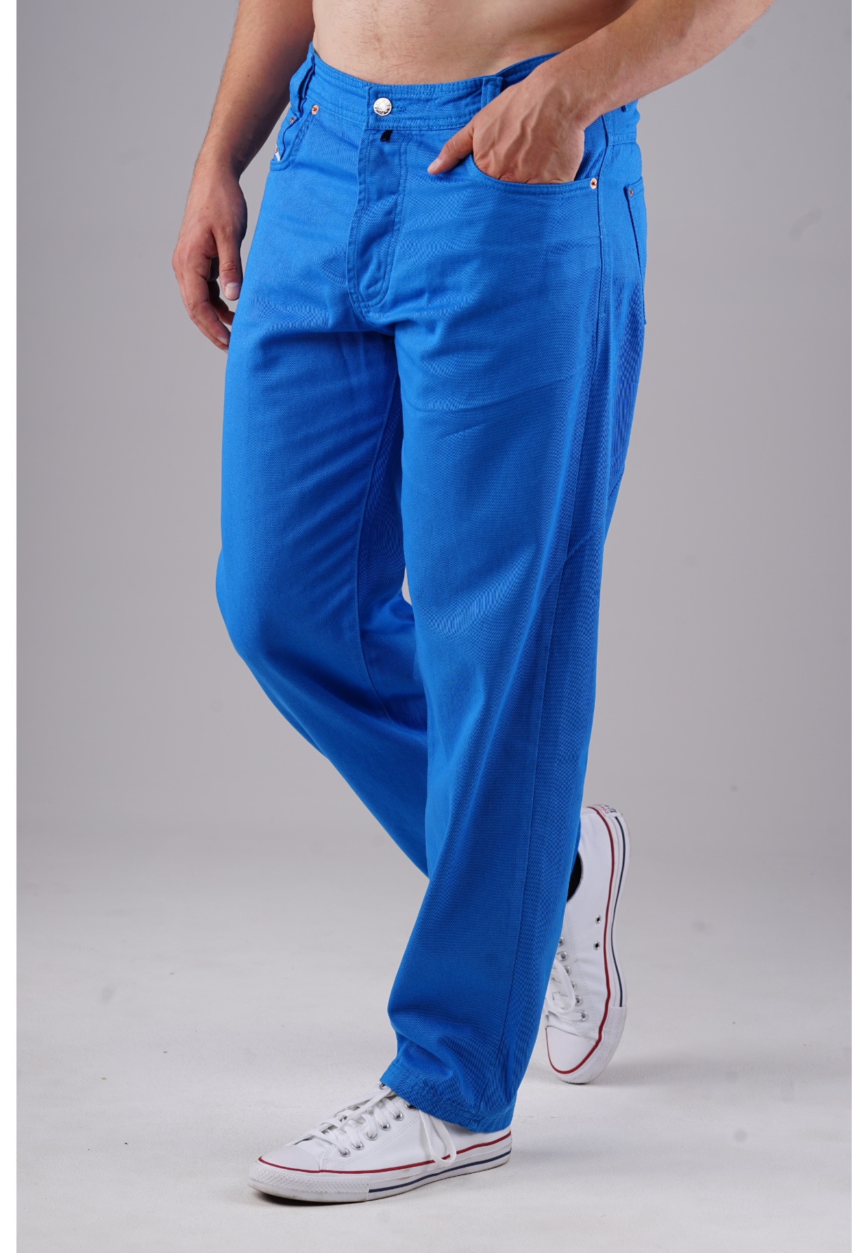 Picaldi Herren Jeans Zicco 472 Gabardine Royal Blue W40-L32