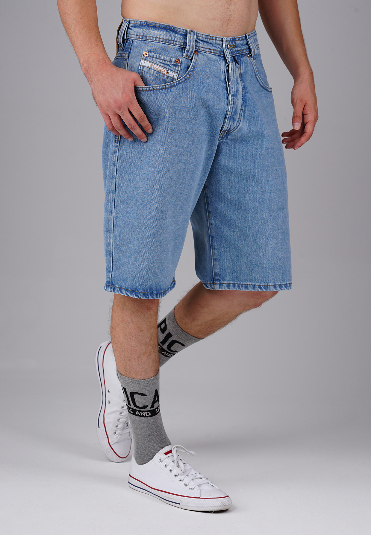 Picaldi Zicco 471 Alonso Herren Jeansshorts - Relaxed Fit in Nordic Blue