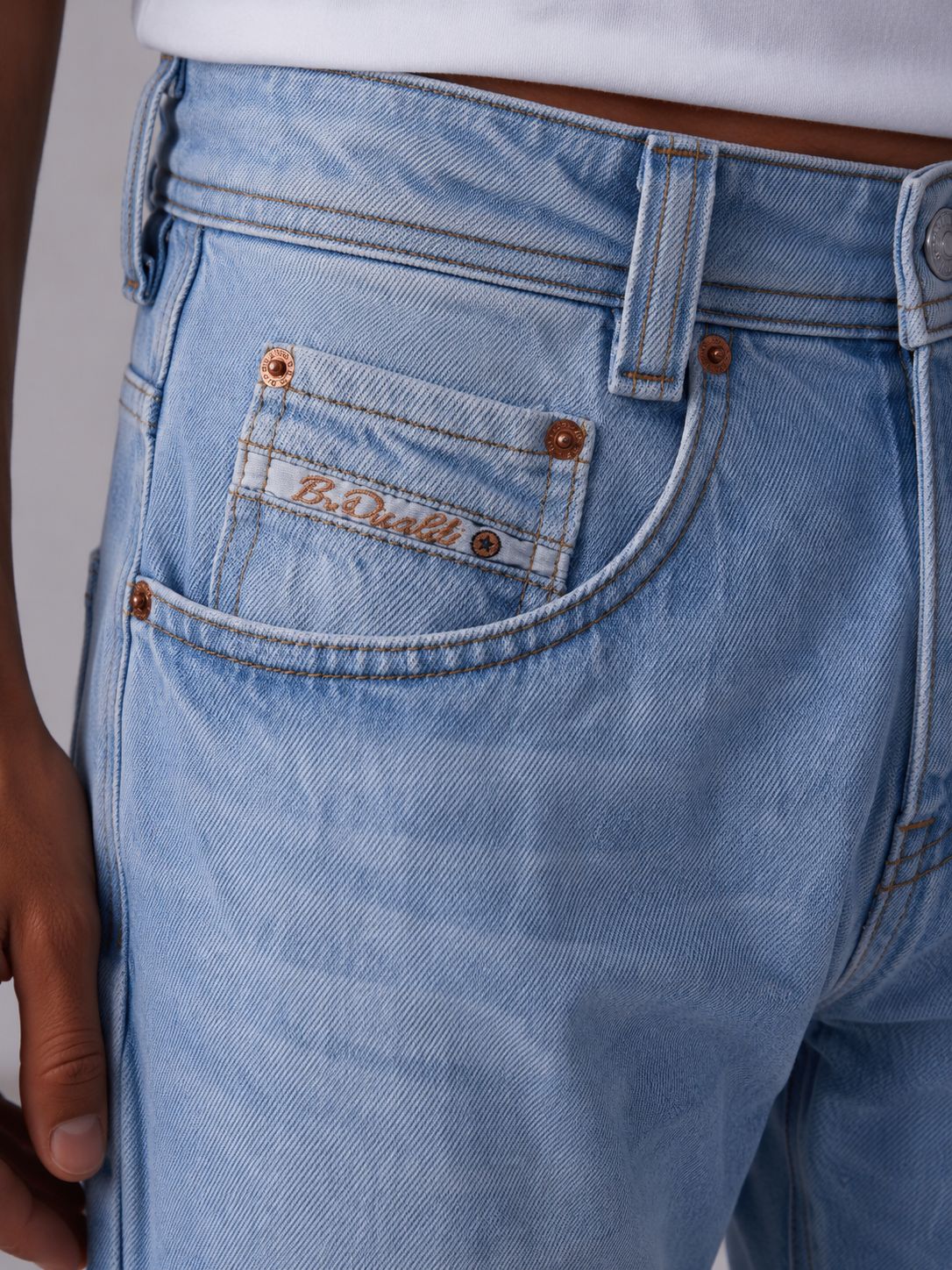 Picaldi Zicco 472 Zayn Herrenjeans -Stretch- Karottenschnitt in Glacier Blue