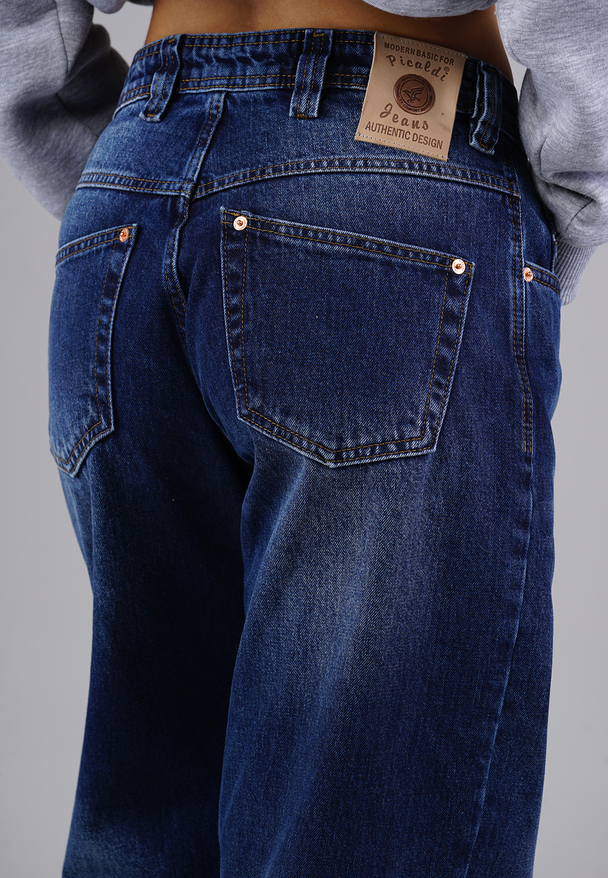 Picaldi Damen Jeans Baggy Zicco 474 Tindery washed dark blue W40-L34