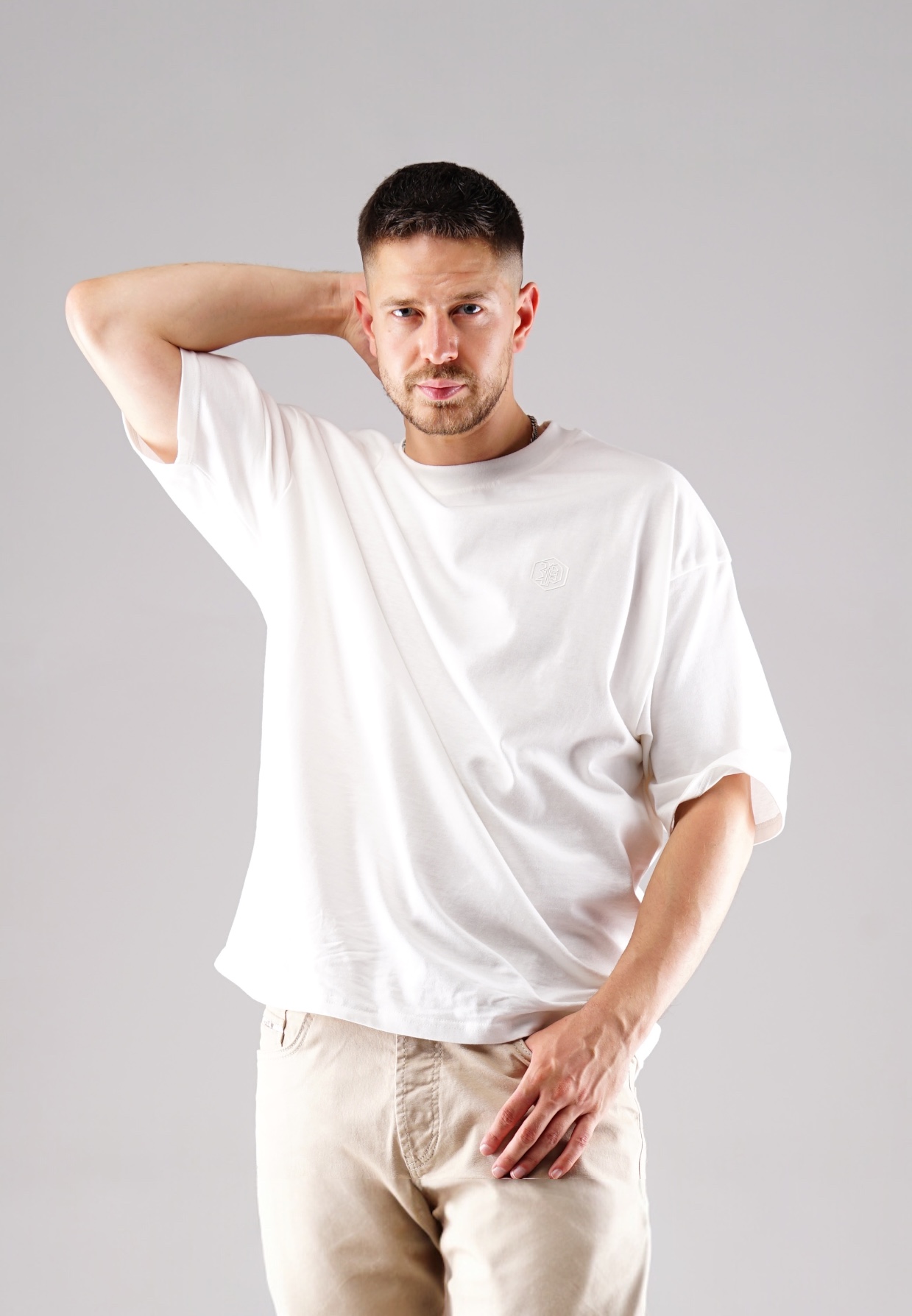 Picaldi Herren T-Shirt Oversize Evident off white XXL